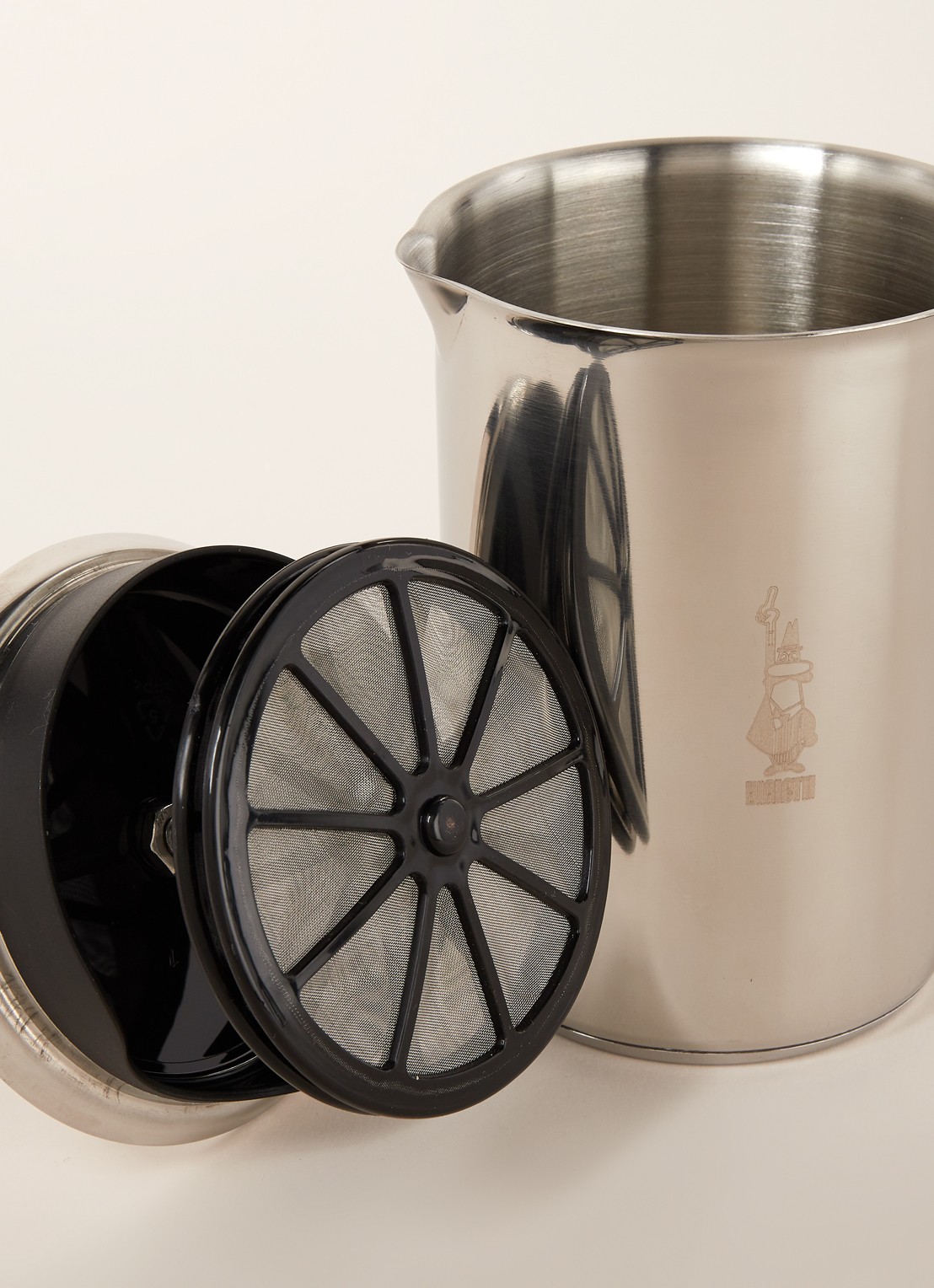 Bialetti Melkopschuimer 330 ml - detail 3 zilver