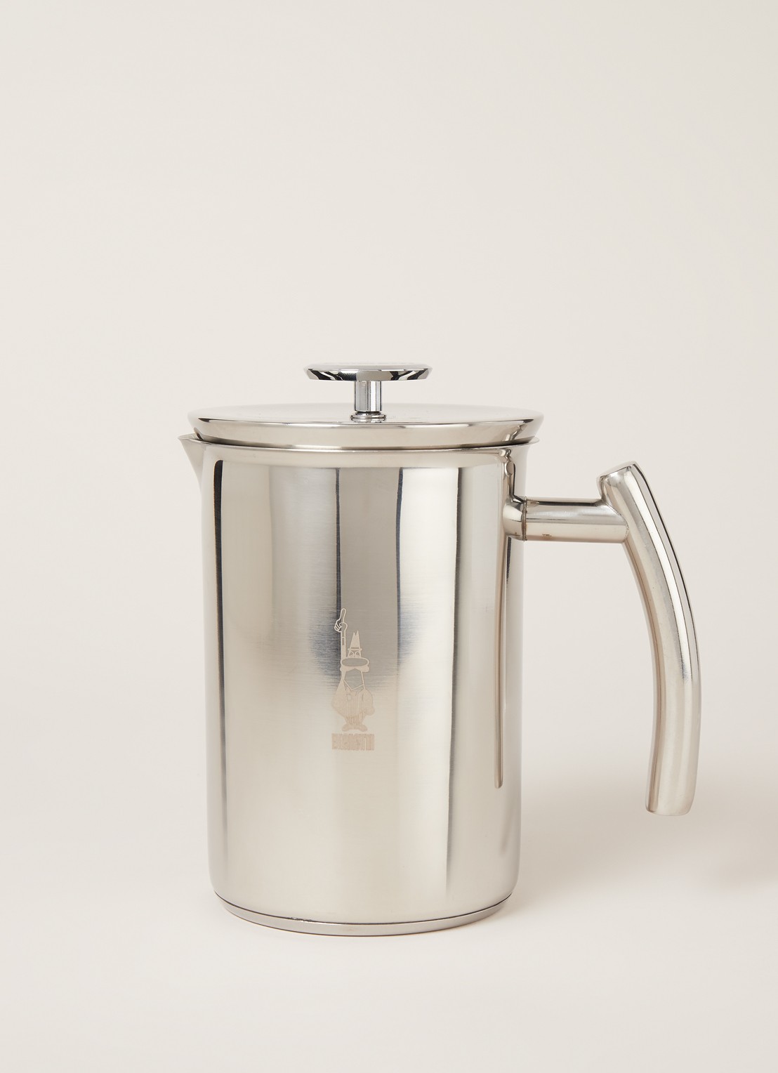 Bialetti Melkopschuimer 330 ml - voorkant 2 zilver