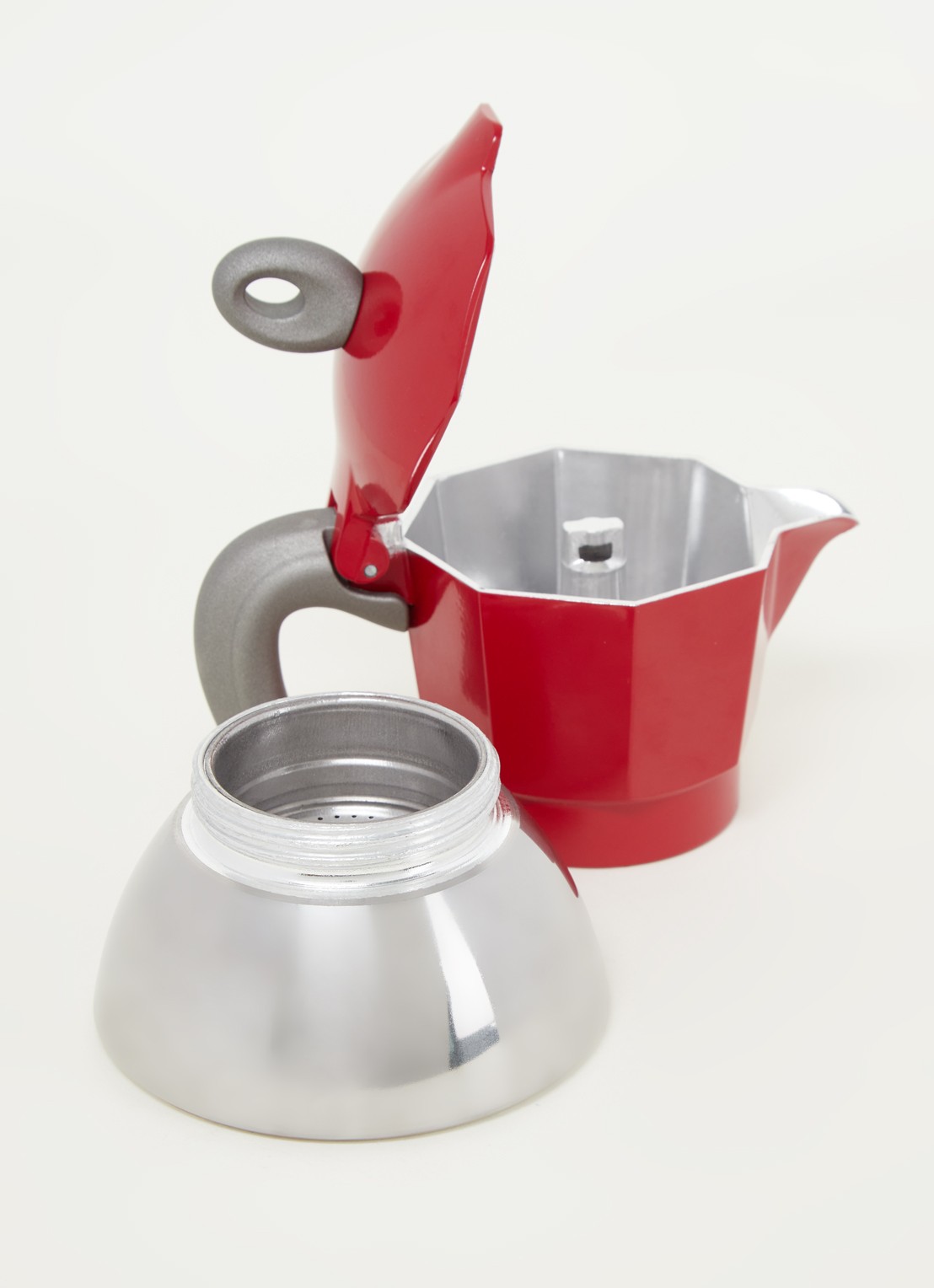 Bialetti Moka Inductie percolator 2-kops - detail 3 steenrood