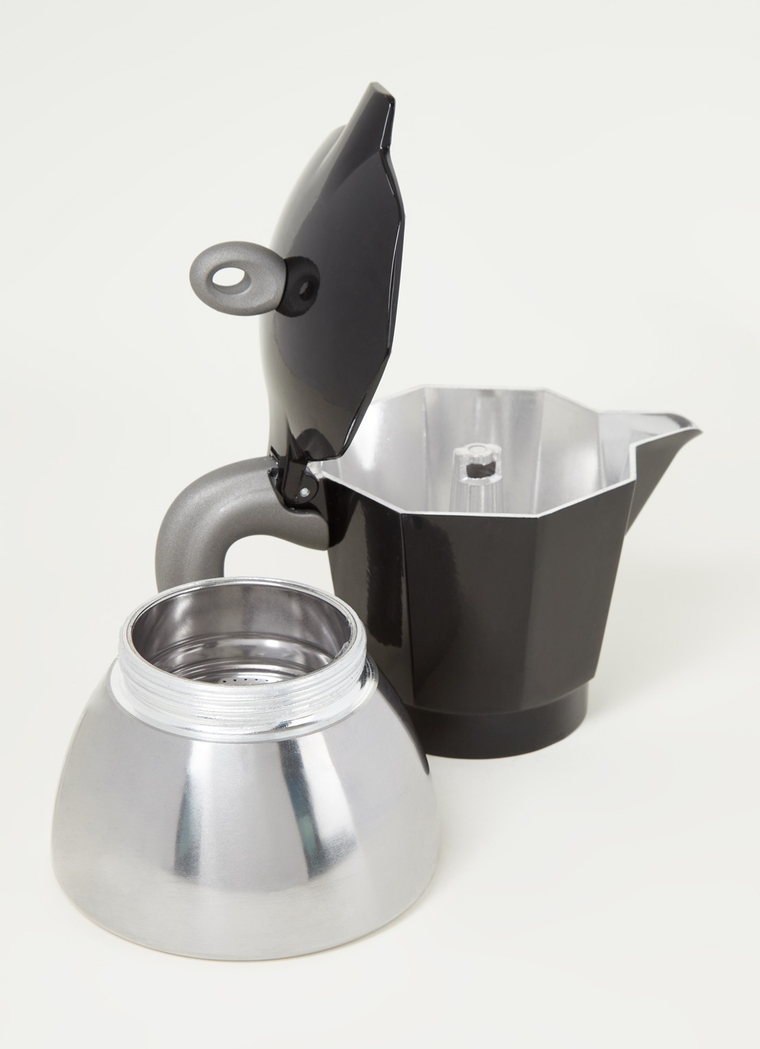 Bialetti Moka Inductie percolator 6-kops - detail 3 zwart