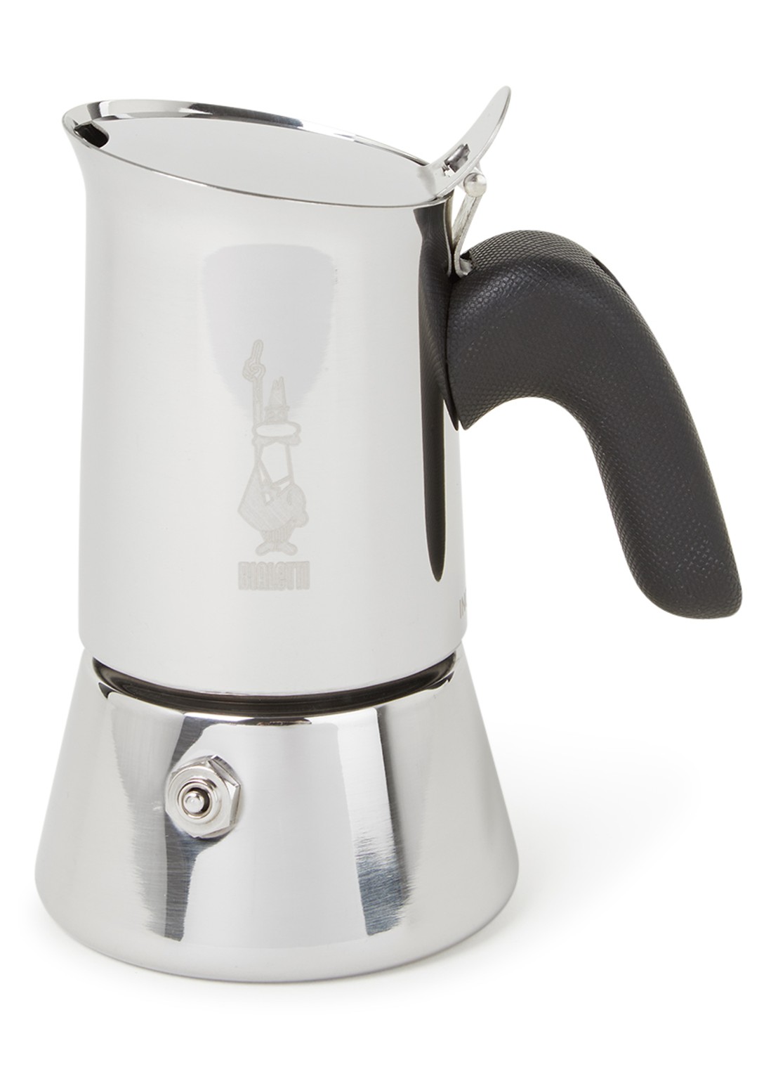 Bialetti Venus espresso koffiemaker 85 ml - voorkant 2 zilver