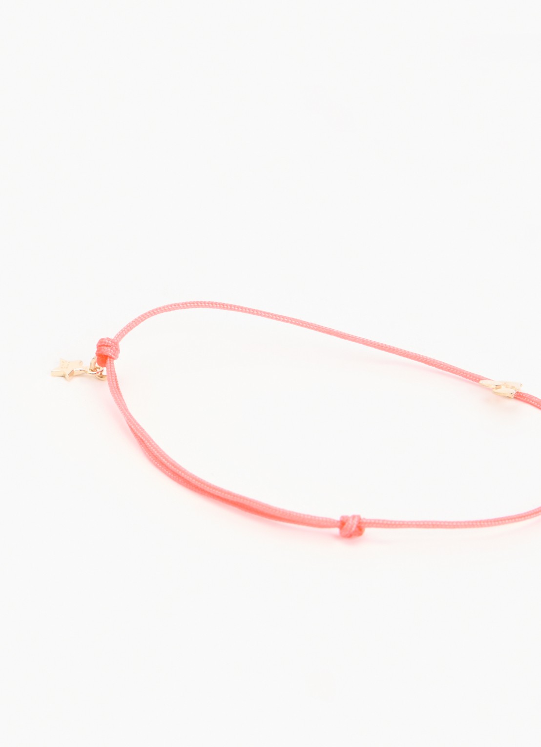 Bibi Camille Armband met bedel verguld - detail koraalroze