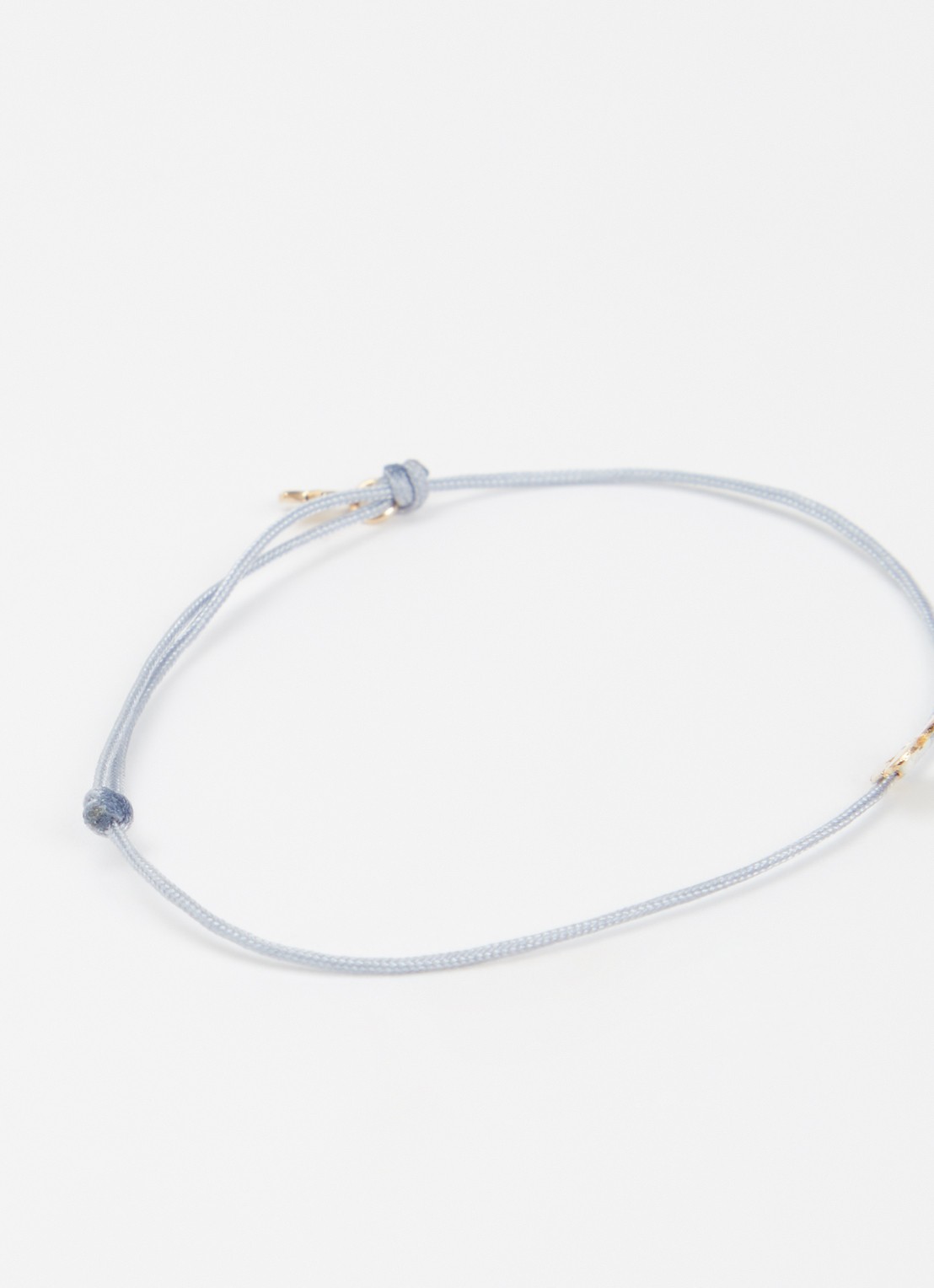 Bibi Camille Armband met bedel verguld - detail 2 lichtblauw