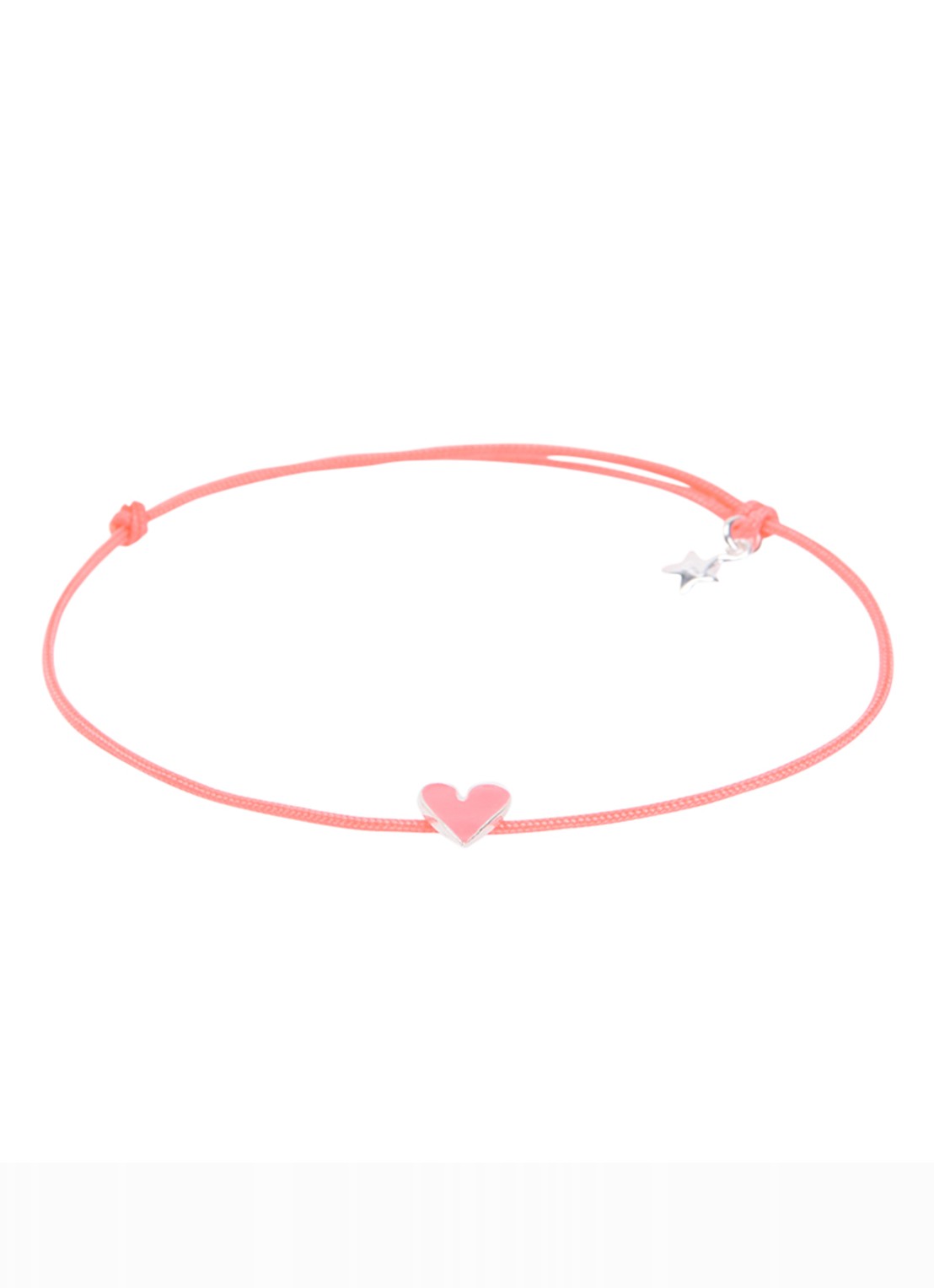 Bibi Camille Armband met bedel - voorkant 3 fuchsia