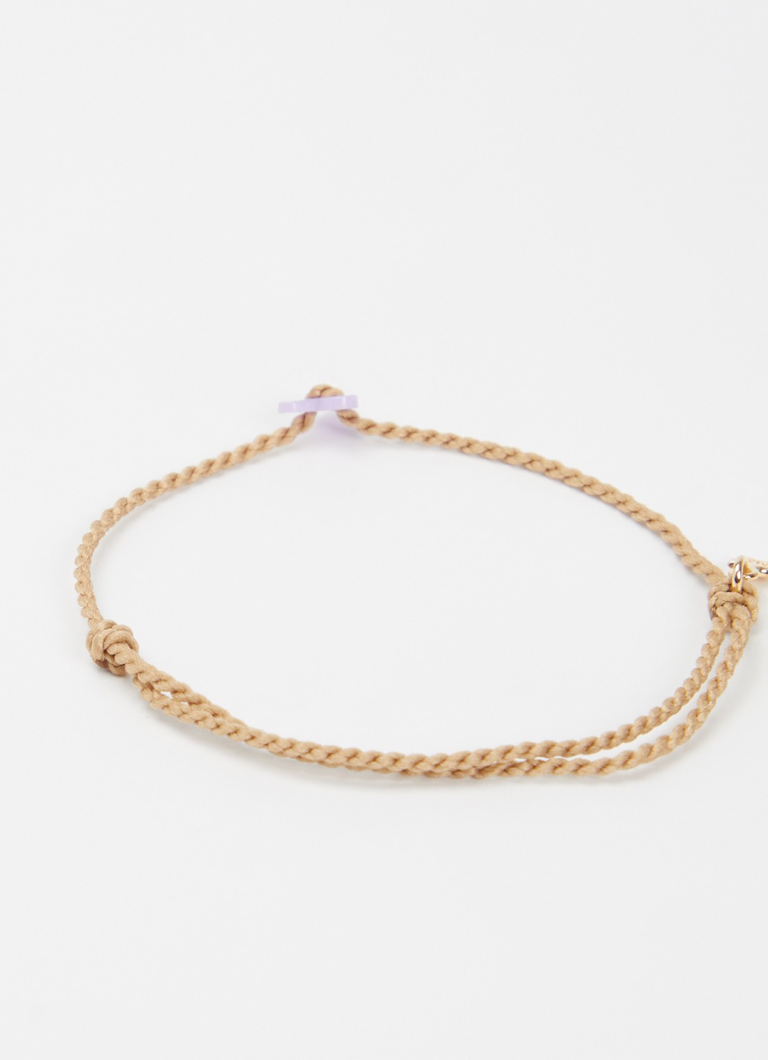 Bibi Camille Armband met bedel - detail lila
