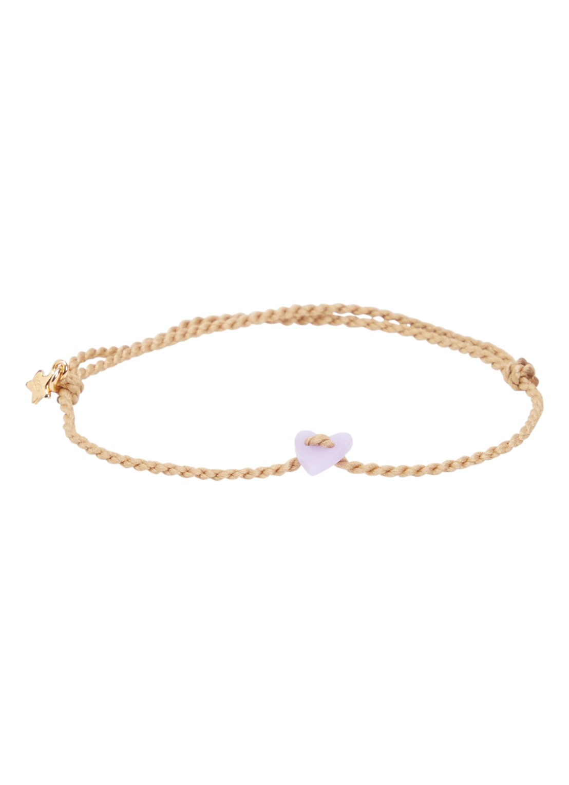 Bibi Camille Armband met bedel - voorkant 3 lila