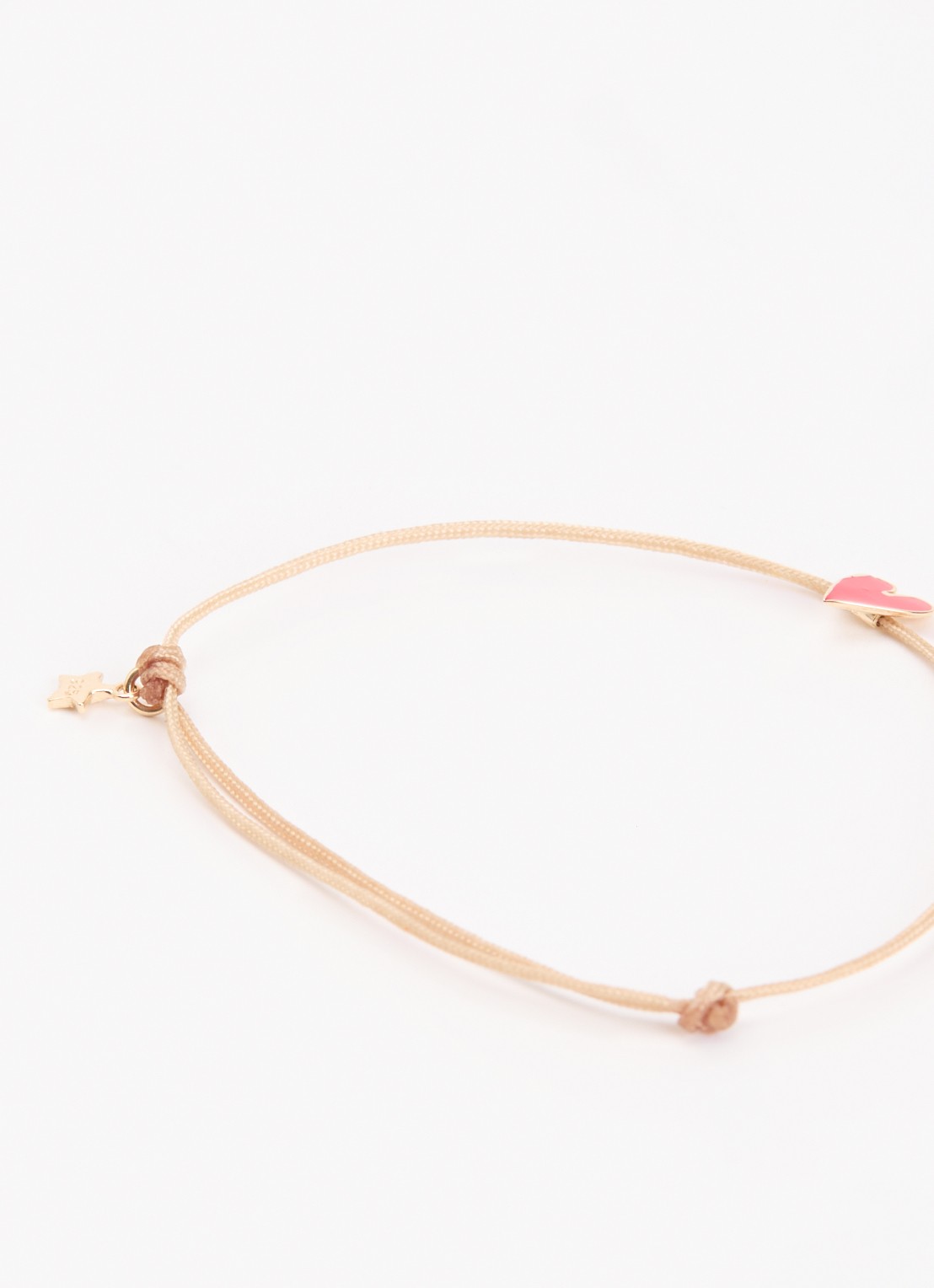 Bibi Camille Armband met bedel - detail 2 beige