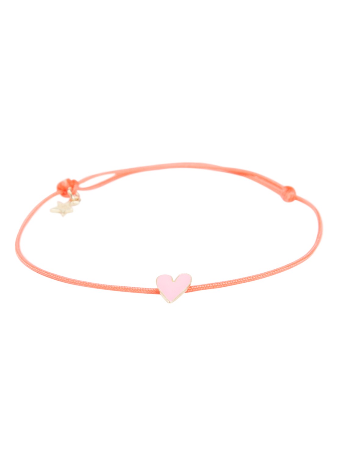 Bibi Camille Armband met bedel - voorkant 3 lichtroze