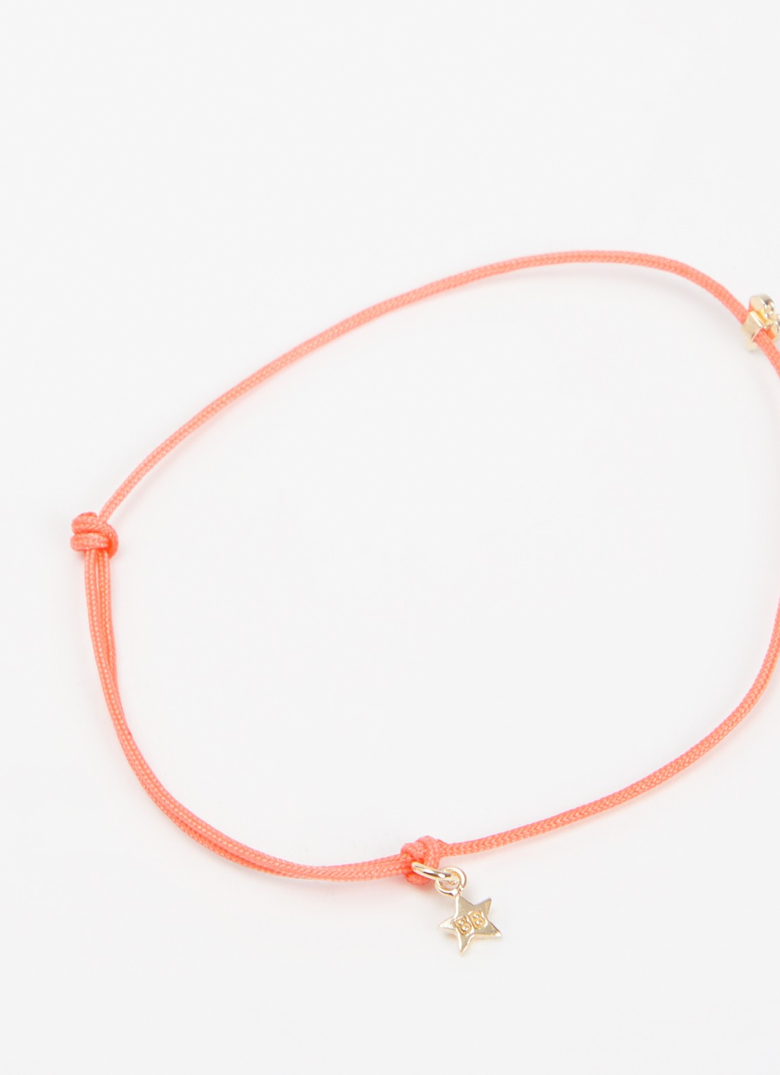 Bibi Camille Armband met bedel - detail 2 neonroze