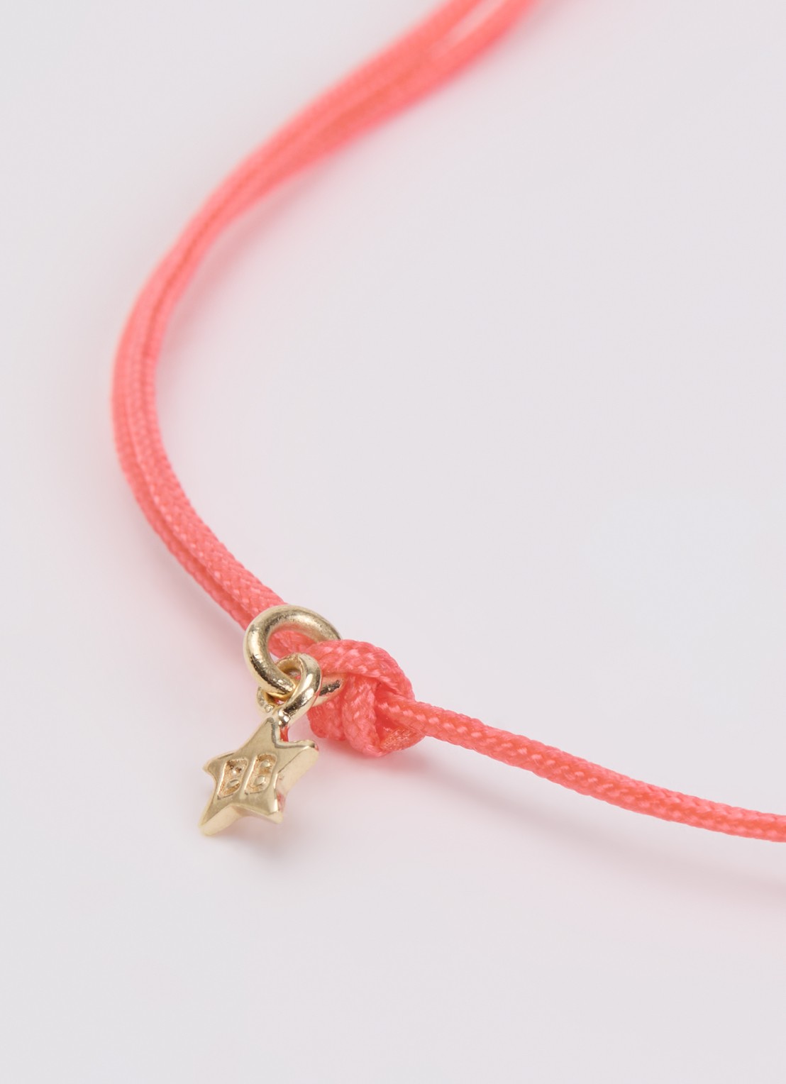 Bibi Camille Mini Butterfly armband met bedel - detail roze