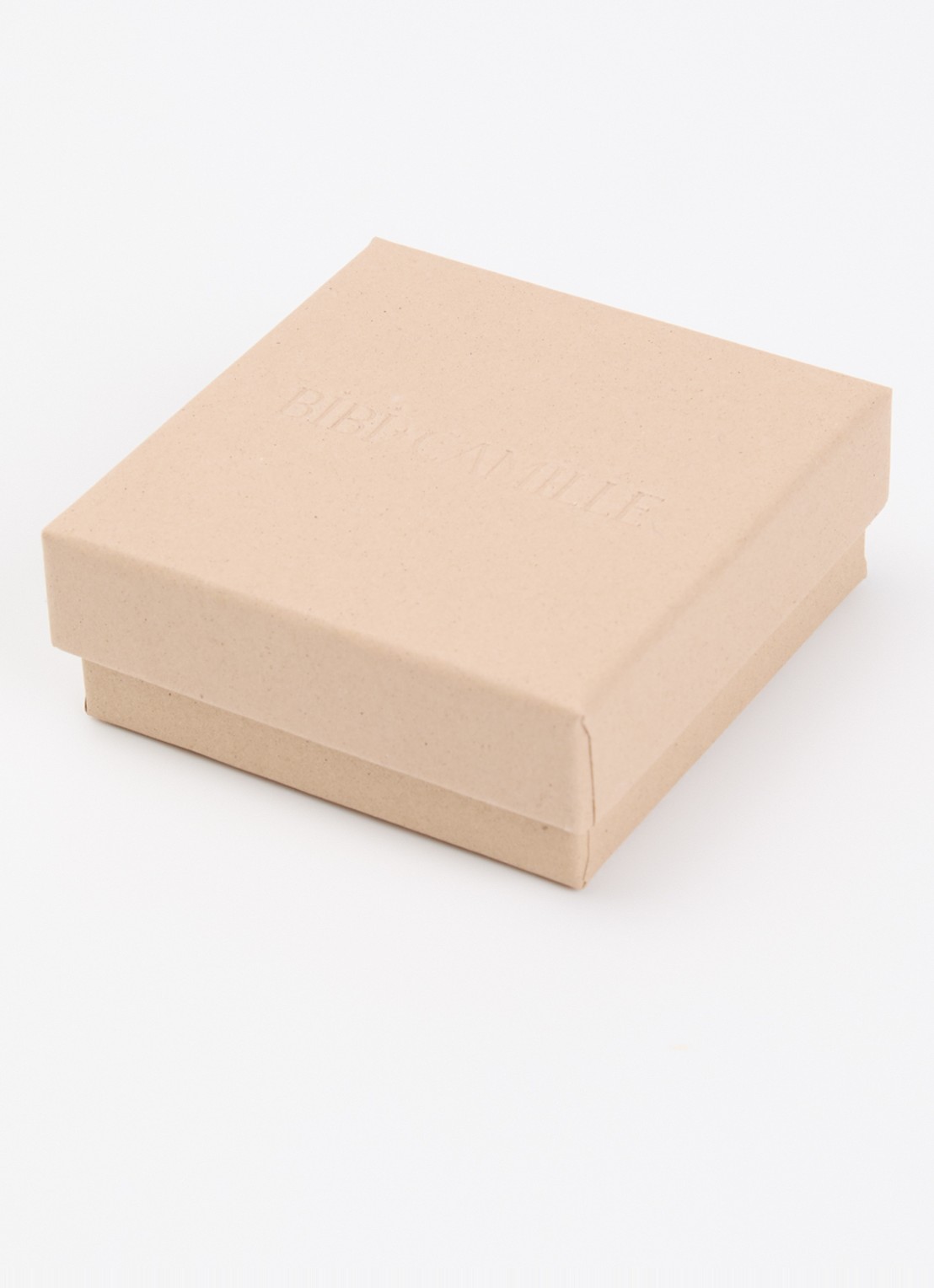 Bibi Camille Mini Smiley armband met bedel - detail 3 beige