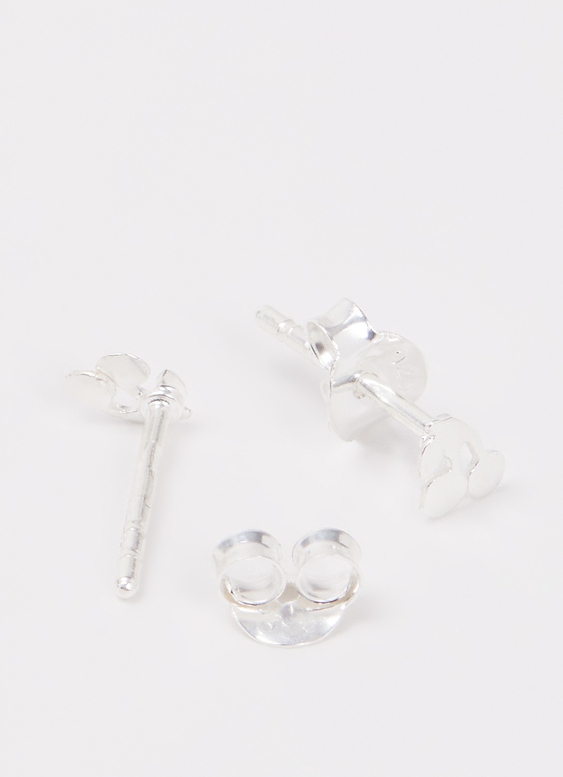Bibi Camille Oorknopjes van zilver - detail 2 zilver