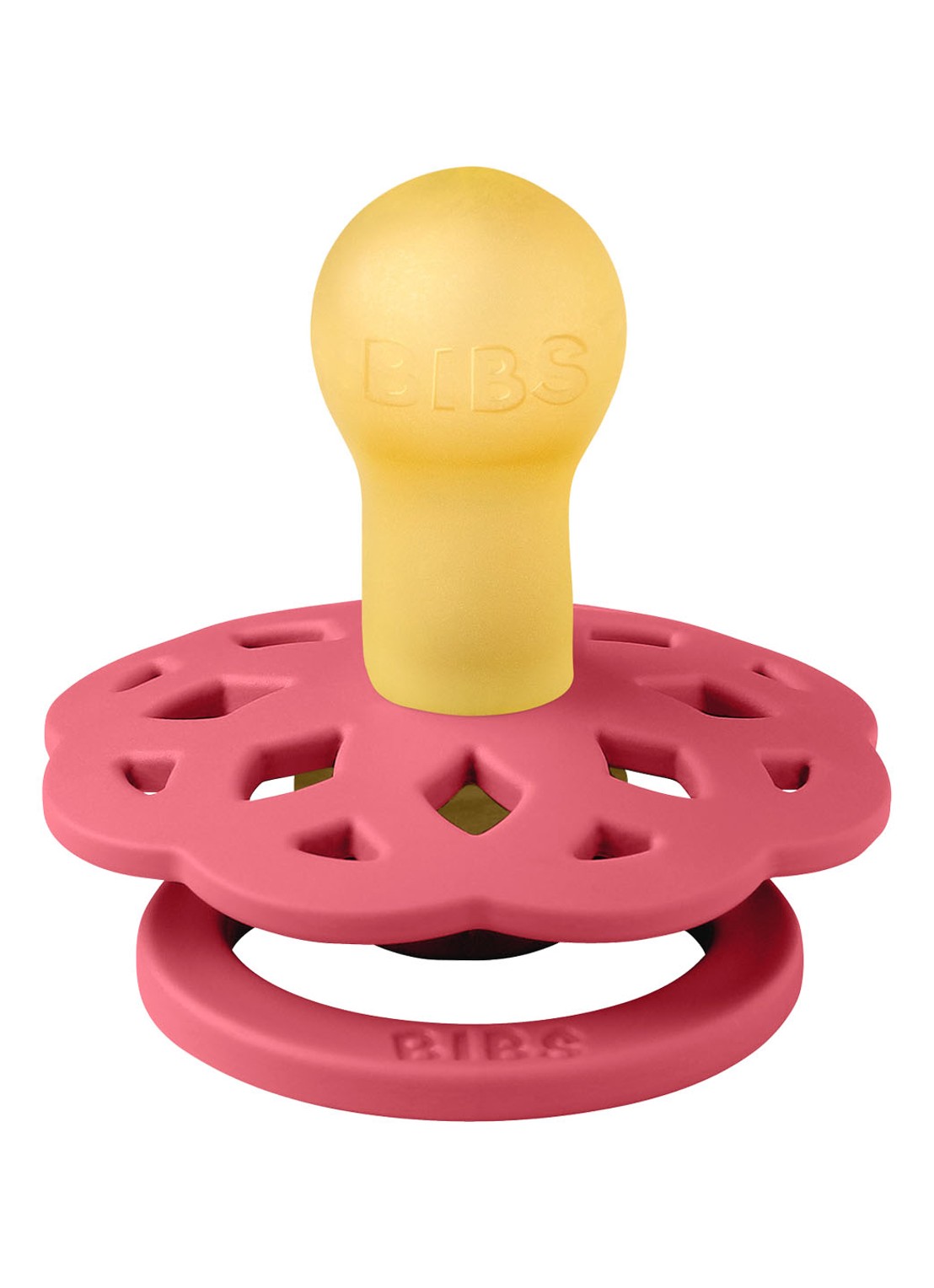 BIBS Boheme fopspeen in 2-pack  - detail donkerroze