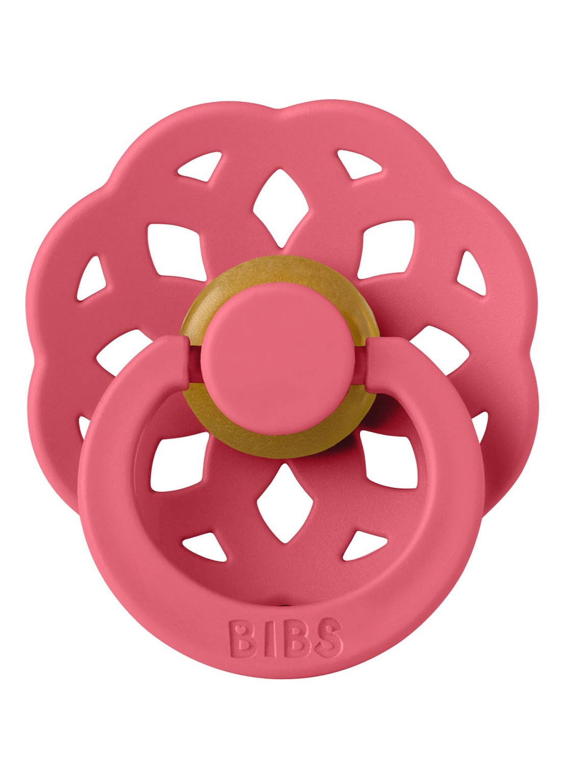 BIBS Boheme fopspeen in 2-pack  - detail 2 donkerroze