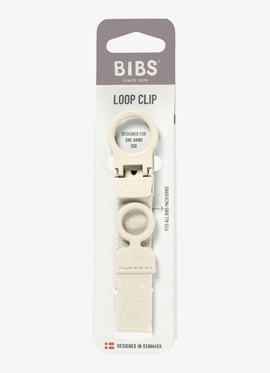 BIBS Clip speenkoord - detail ivoor