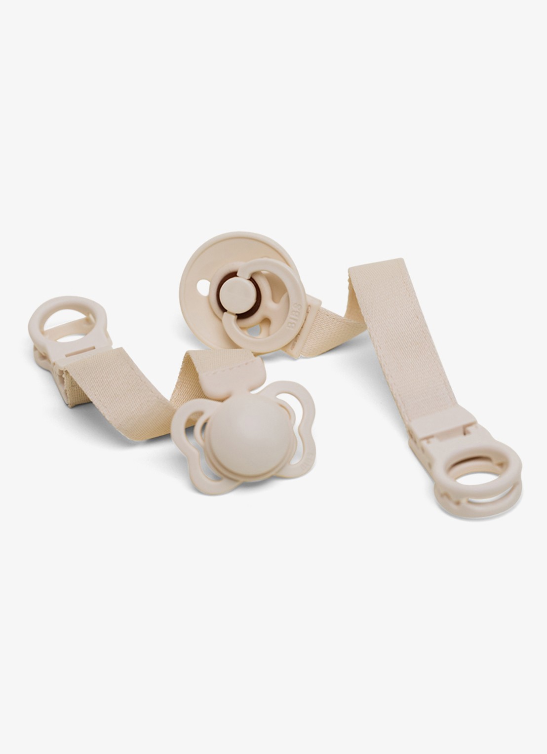BIBS Clip speenkoord - voorkant 5 ivoor