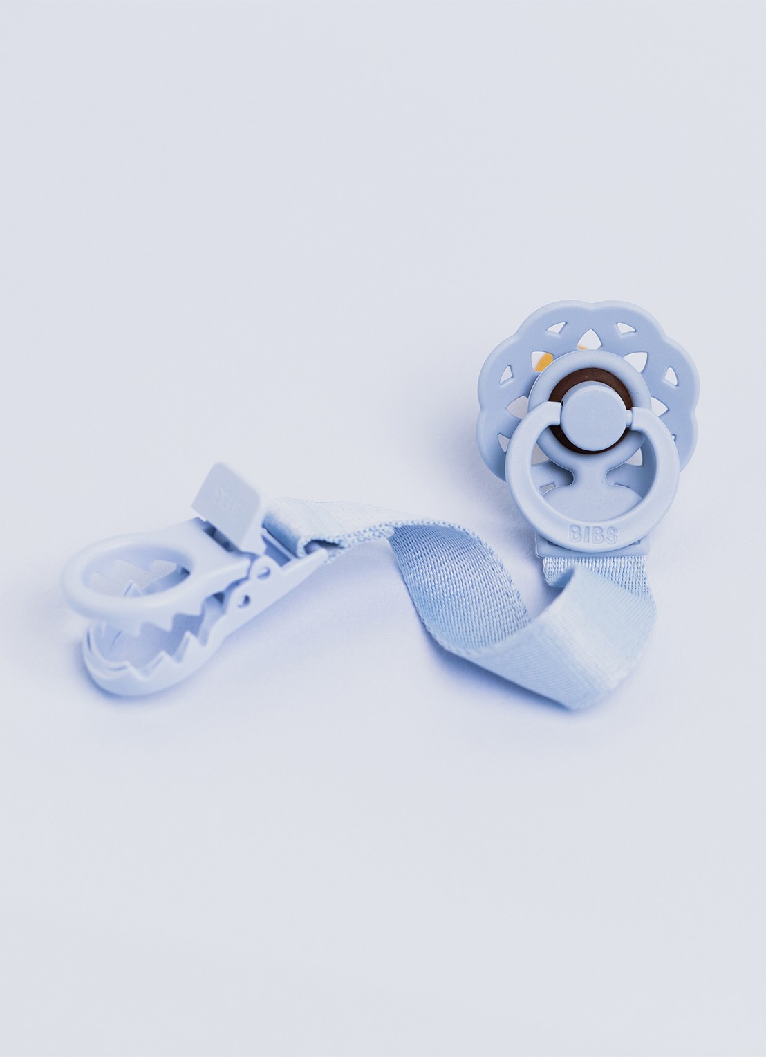 BIBS Clip speenkoord - voorkant 7 blauw