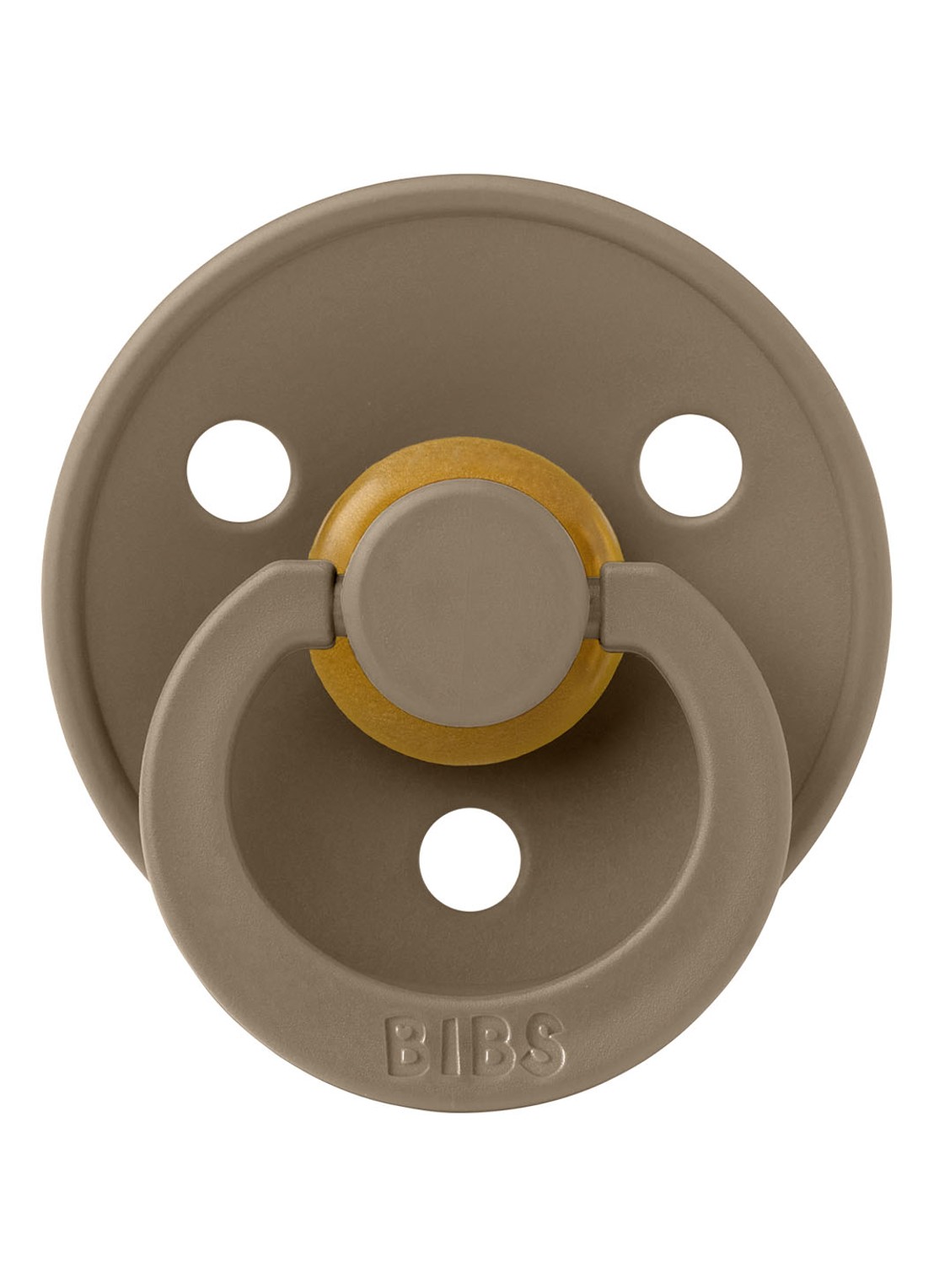 BIBS Colour fopspeen in 2-pack - detail lichtbruin