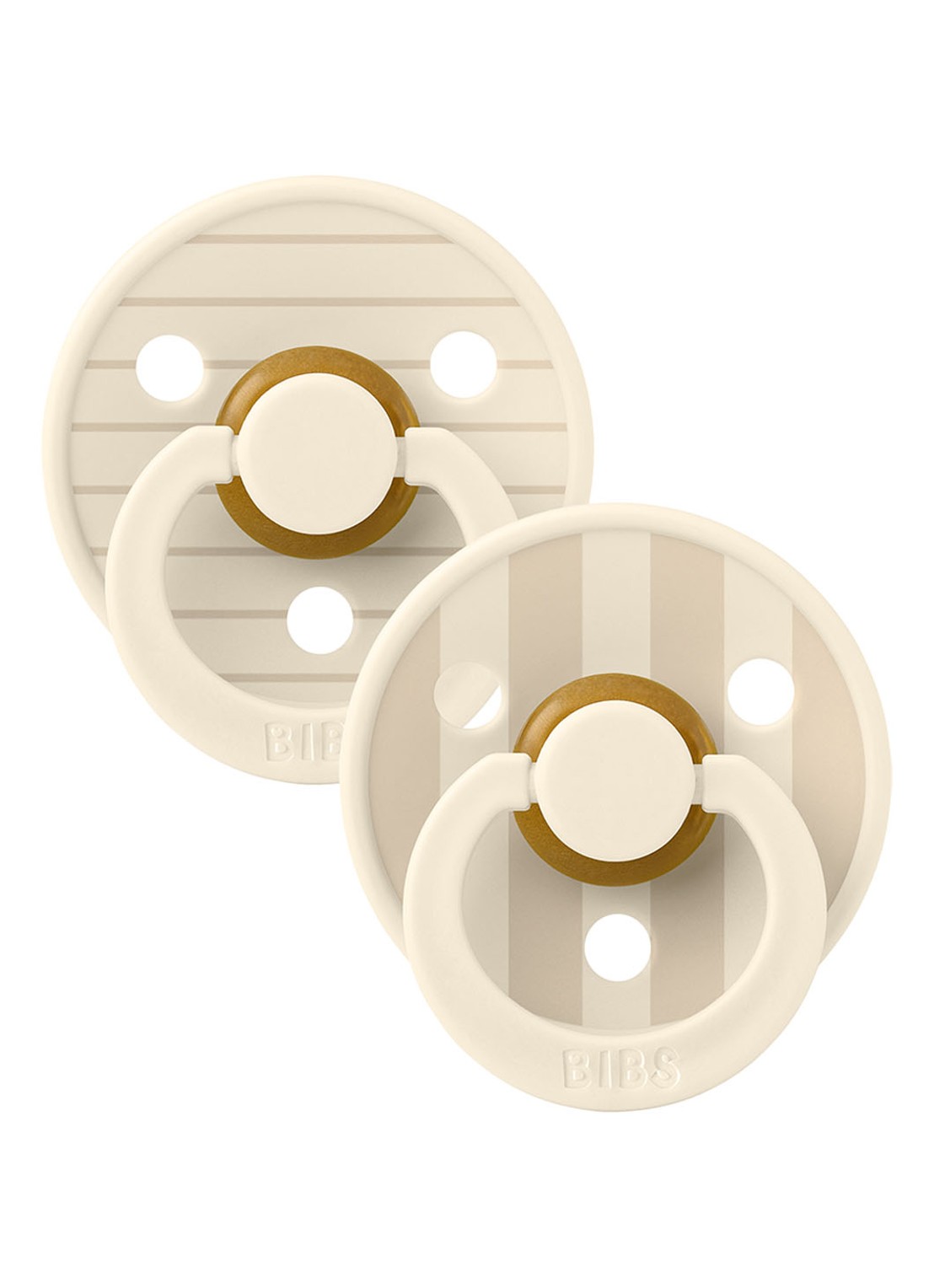 BIBS Fopspeen in 2-pack - voorkant 4 beige