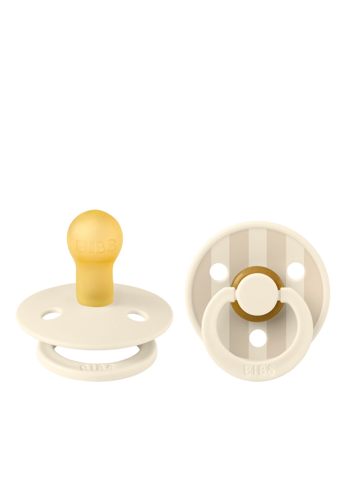BIBS Fopspeen in 2-pack - voorkant 5 beige