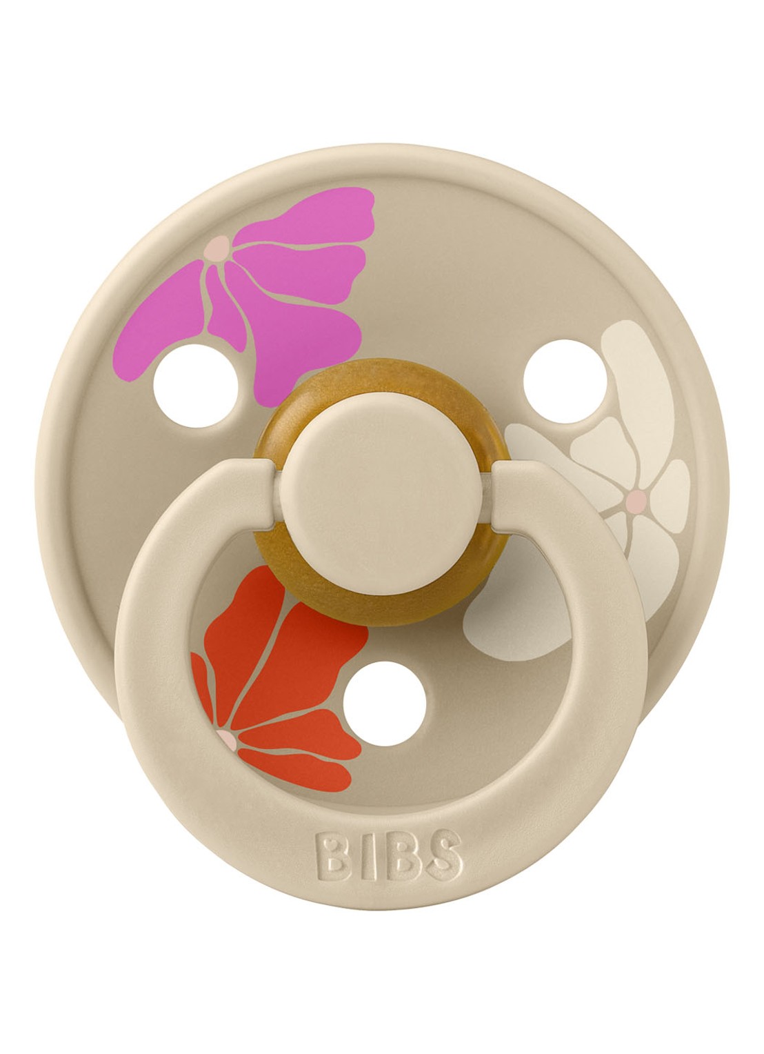 BIBS Fopspeen in 2-pack - detail oranjerood