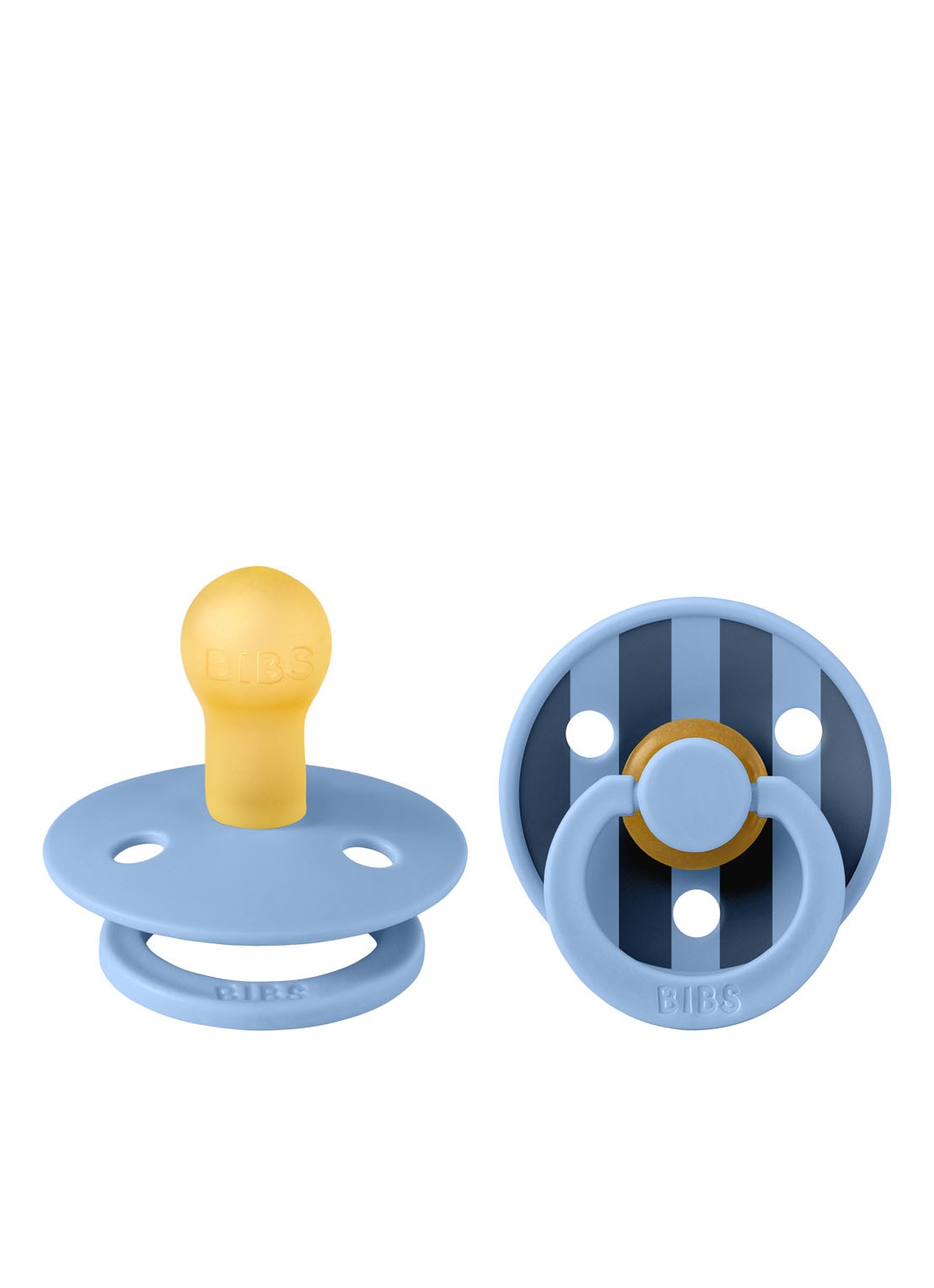 BIBS Fopspeen in 2-pack - voorkant 5 lichtblauw