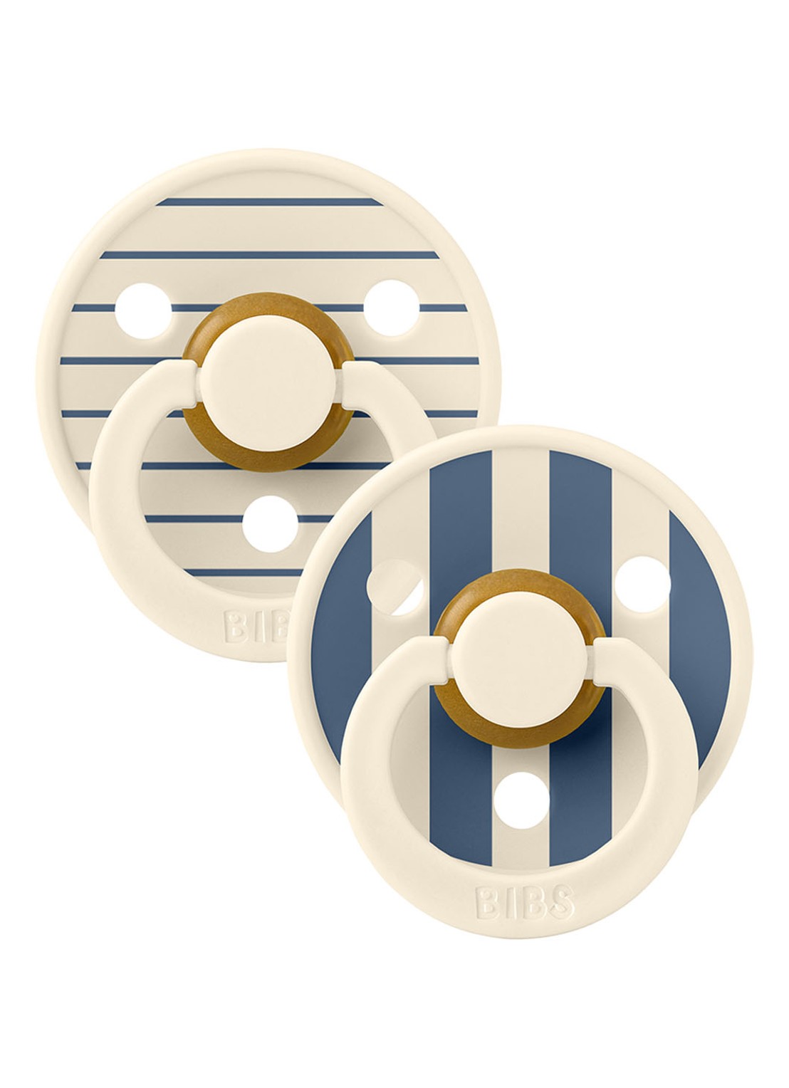 BIBS Fopspeen in 2-pack - voorkant donkerblauw