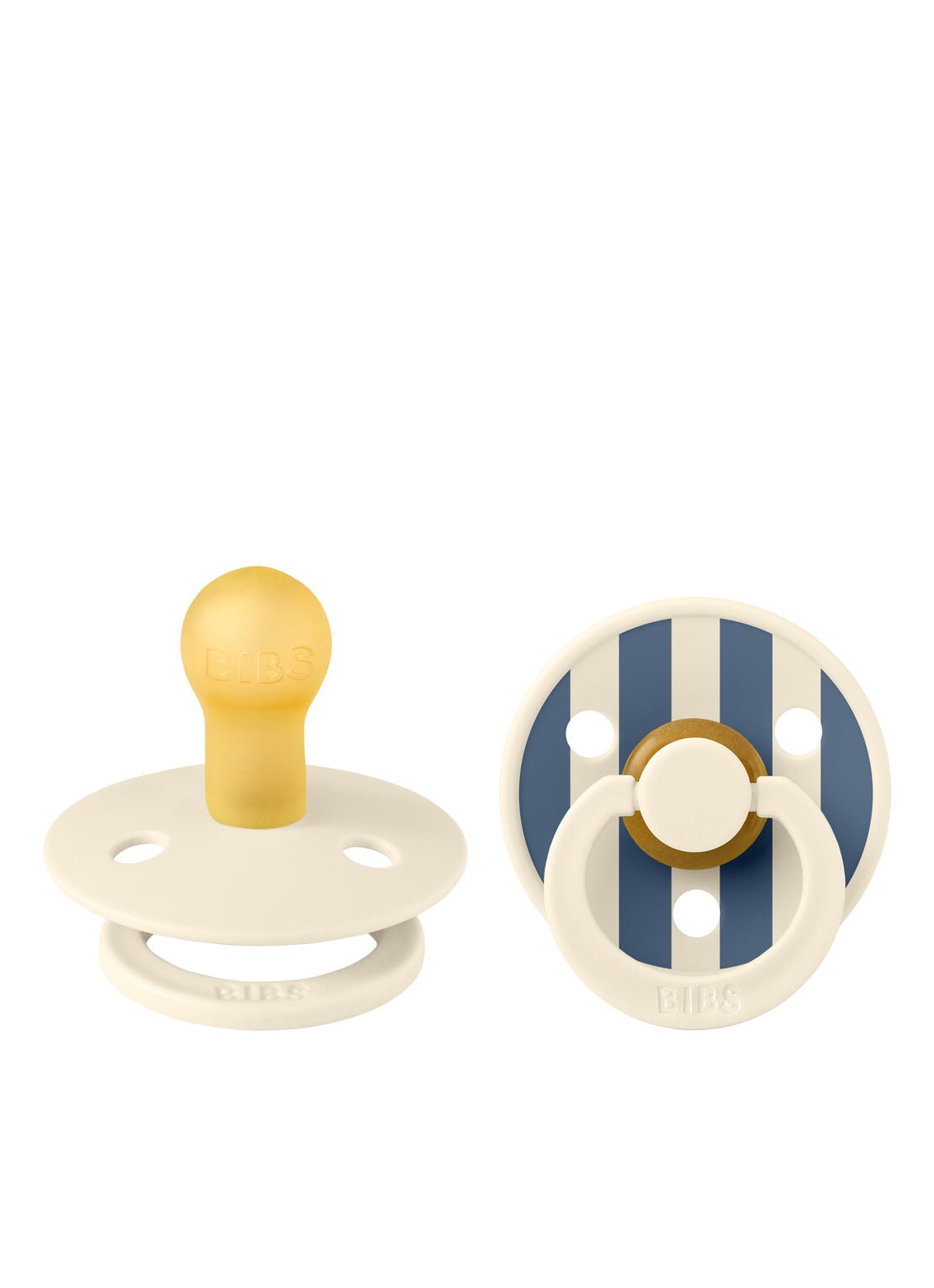 BIBS Fopspeen in 2-pack - voorkant 2 donkerblauw