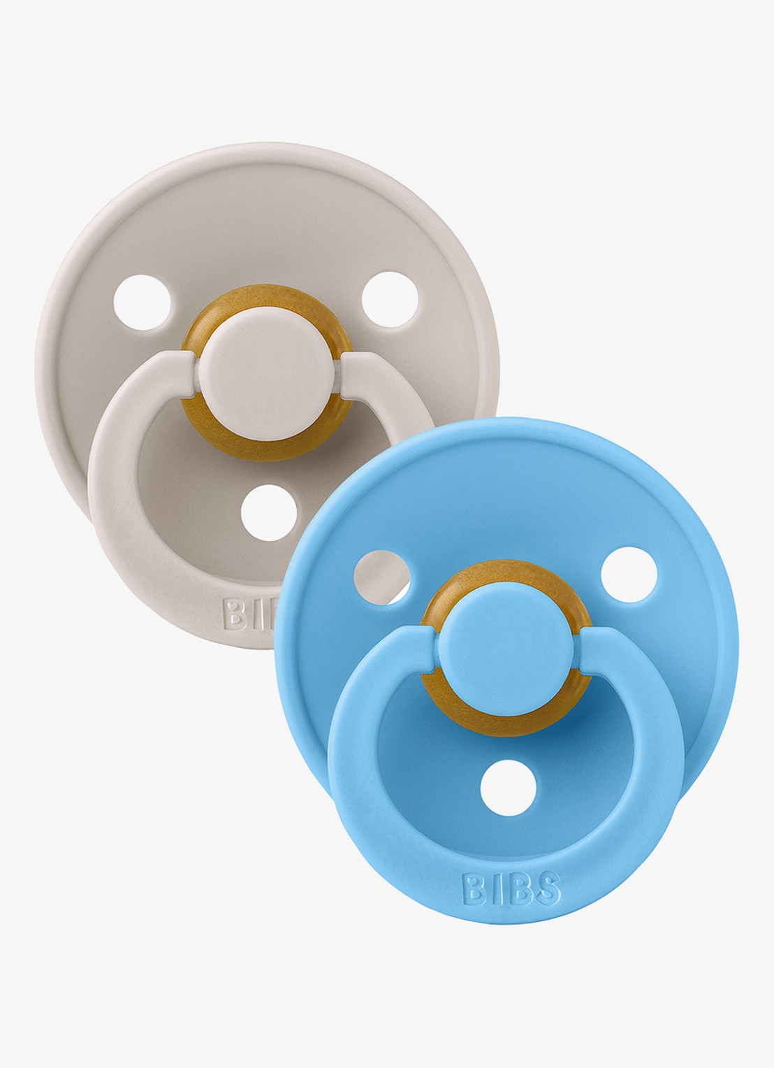 BIBS Fopspeen in 2-pack - voorkant mushroom / breeze