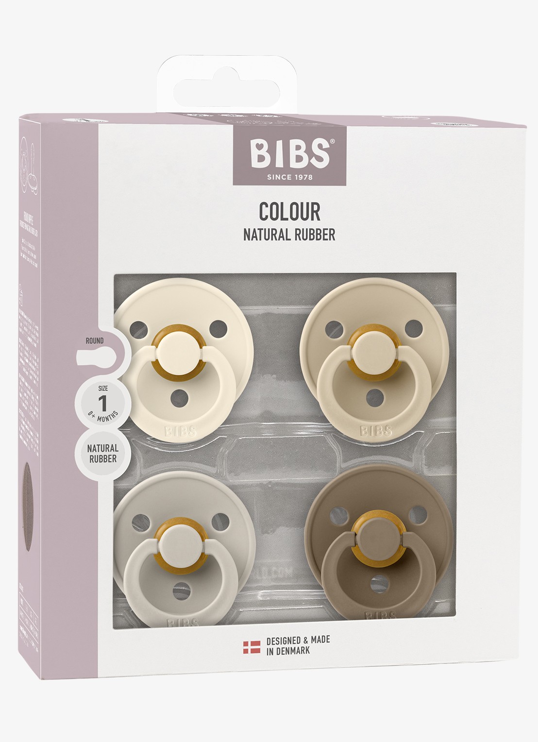 BIBS Fopspeen in 4-pack - detail multicolor