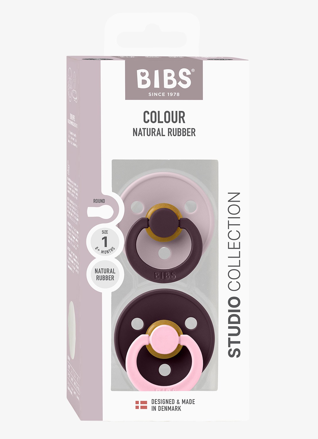BIBS Studio Collection fopspeen in 2-pack - detail 3 lila