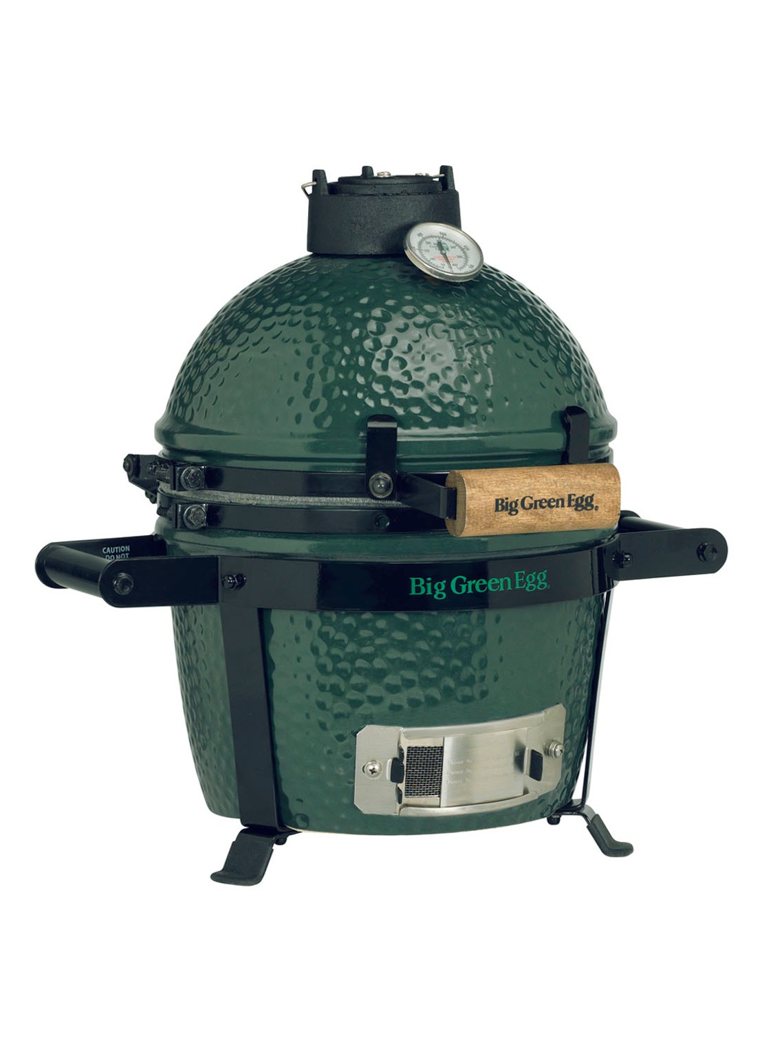 Big Green Egg Mini kamado barbecue met carrier 2-delig - voorkant 2 groen