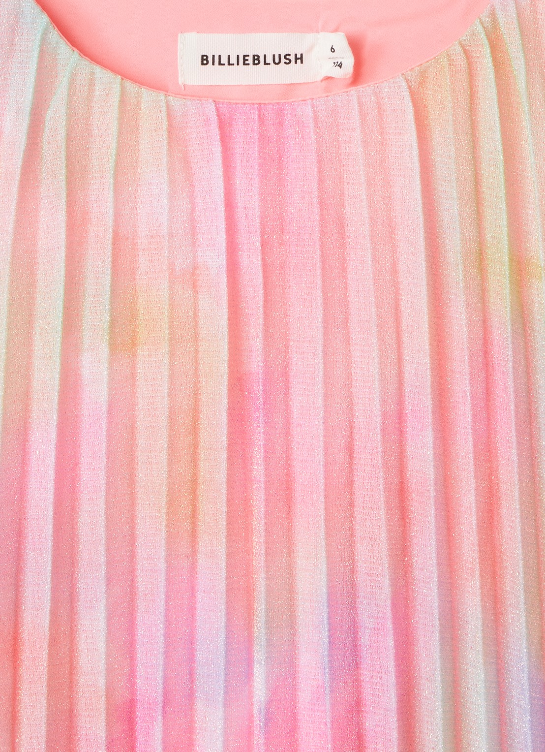Billieblush Jurk met glitter - detail roze