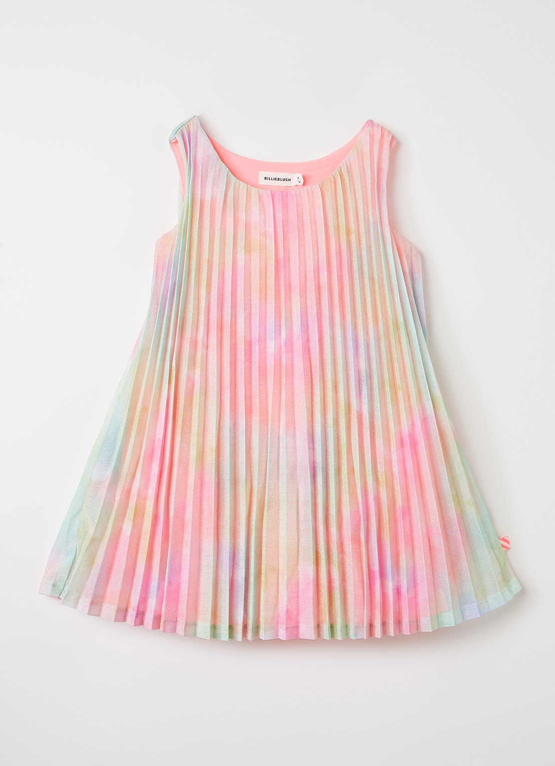 Billieblush Jurk met glitter - voorkant 2 roze