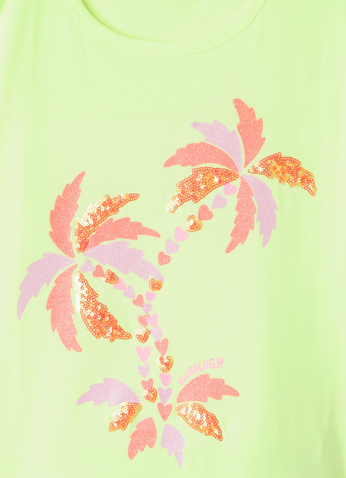 Billieblush Jurk met print - detail 3 neongroen