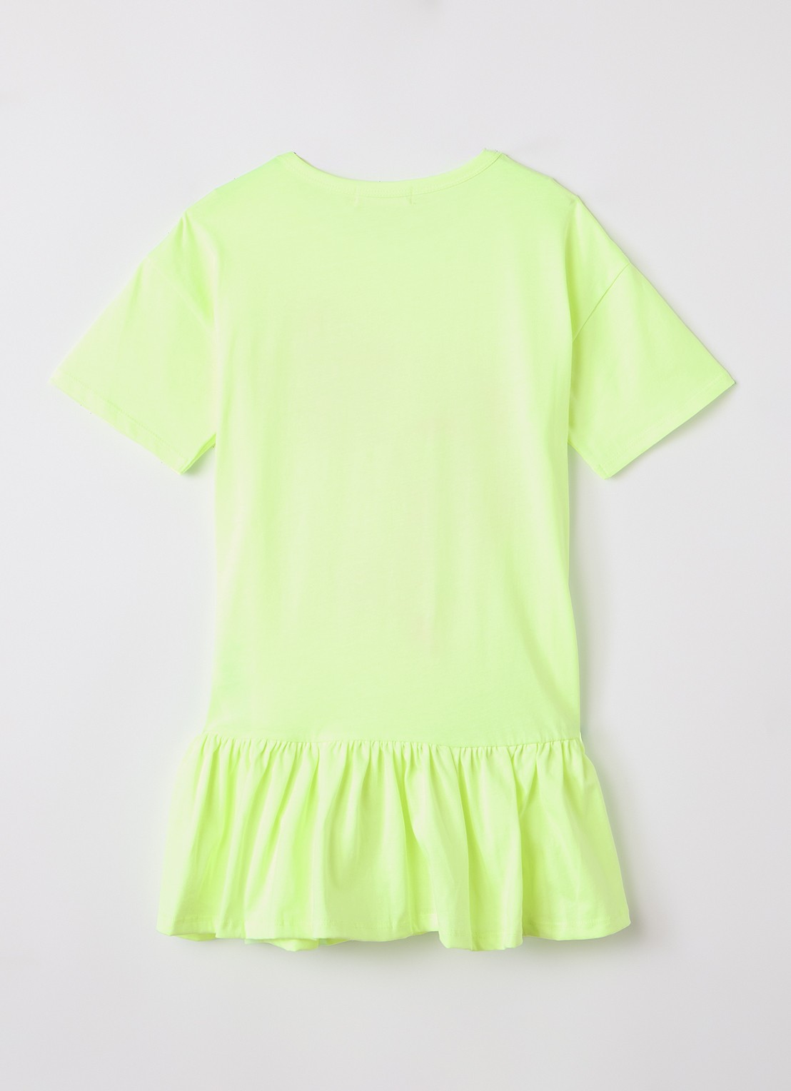 Billieblush Jurk met print - voorkant 2 neongroen