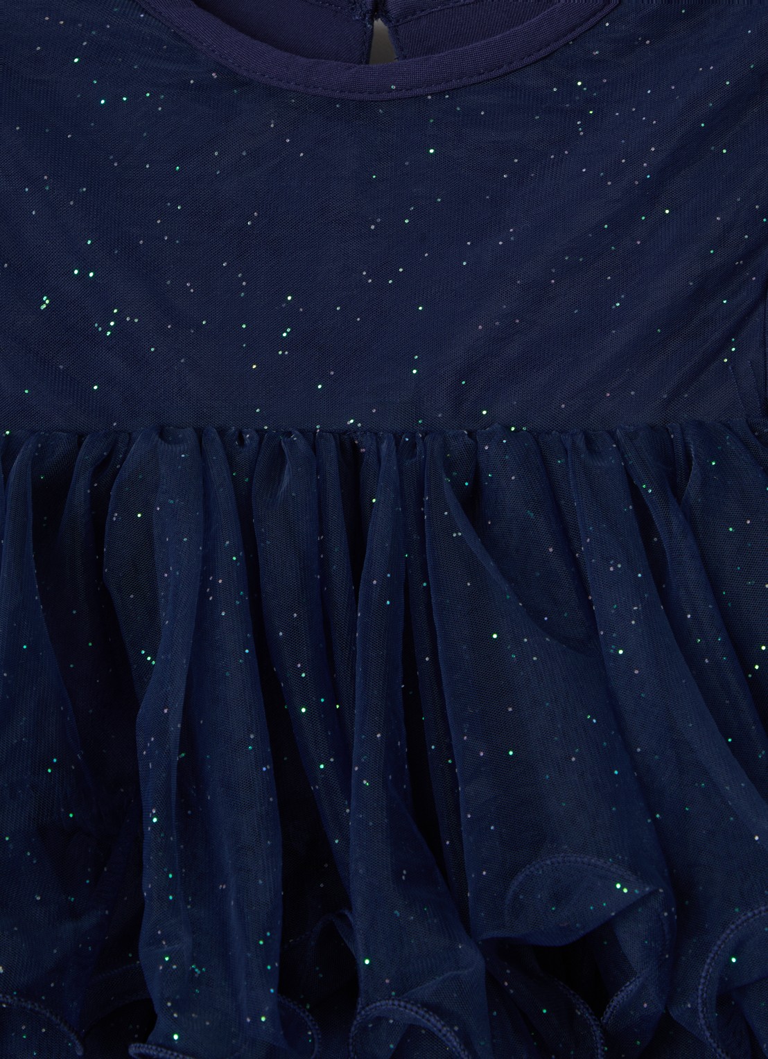 Billieblush Jurk met tule - detail 3 donkerblauw