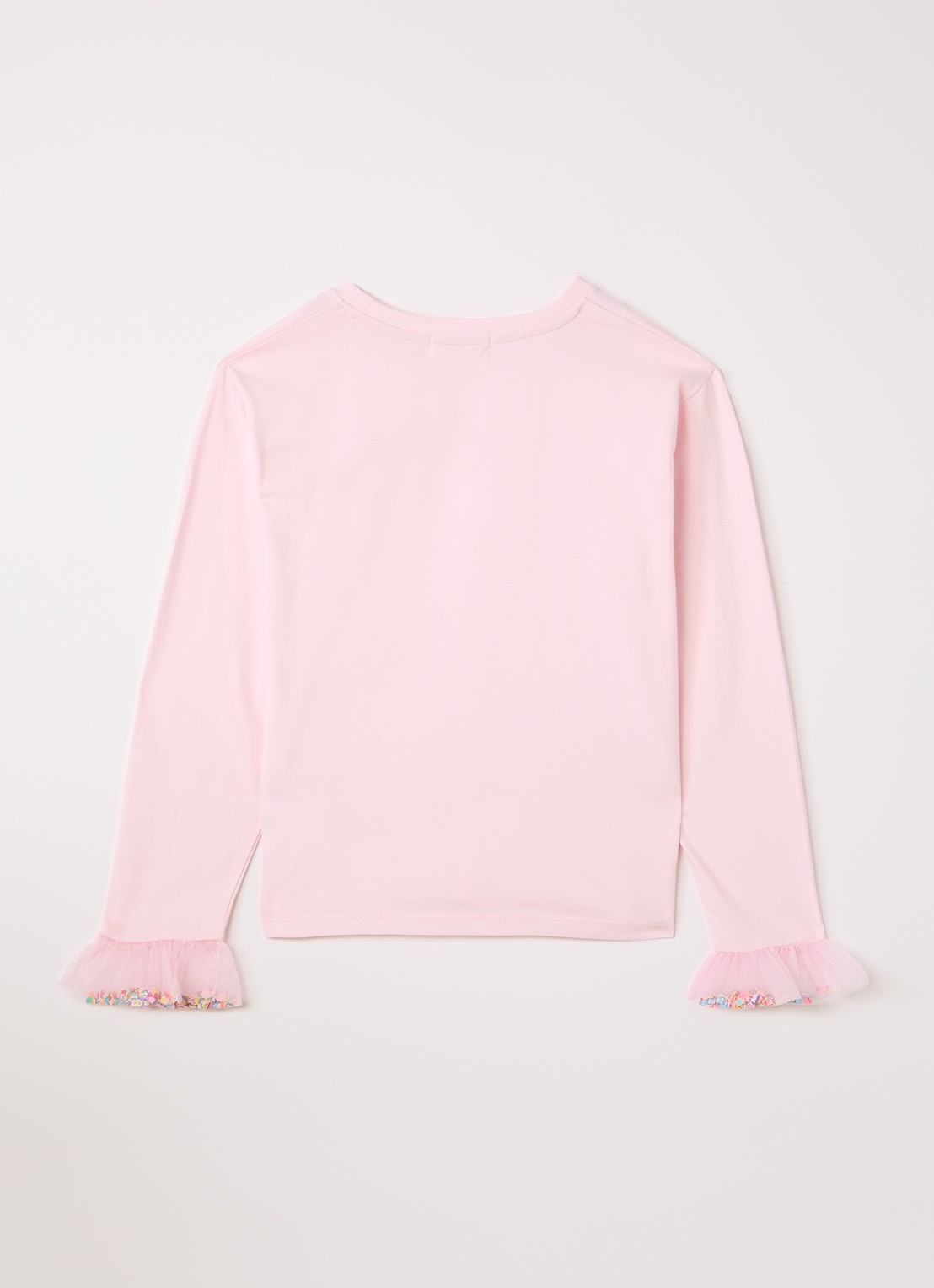 Billieblush Longsleeve met mesh details - voorkant 2 lichtroze