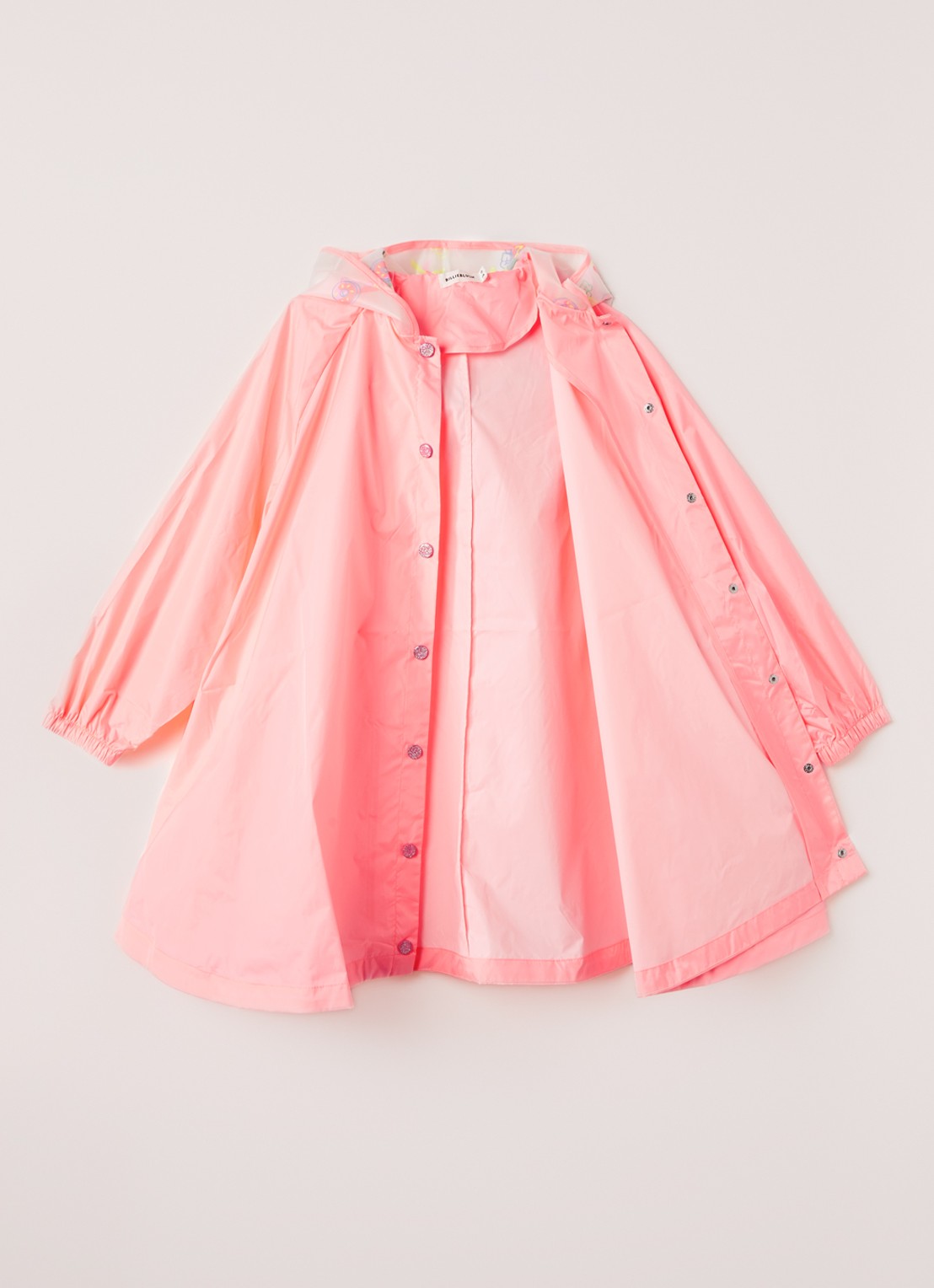 Billieblush Regenjas met capuchon - voorkant 3 roze