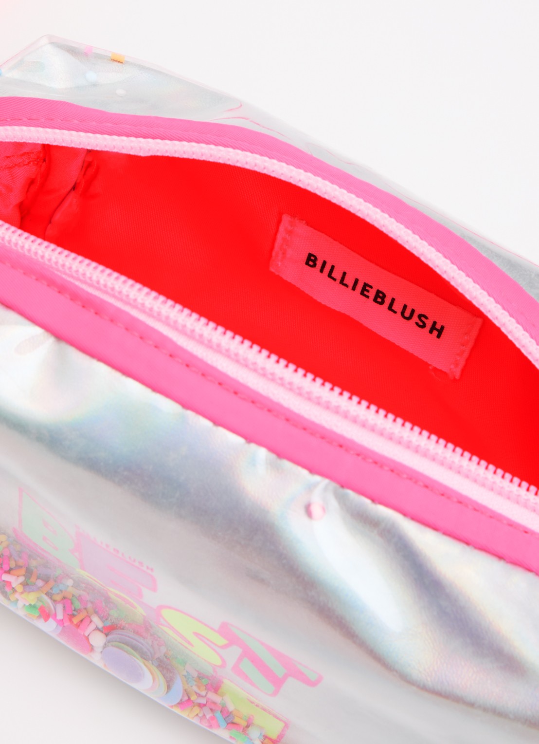 Billieblush Sprinkles crossbodytas met metallic finish - detail 2 zilver