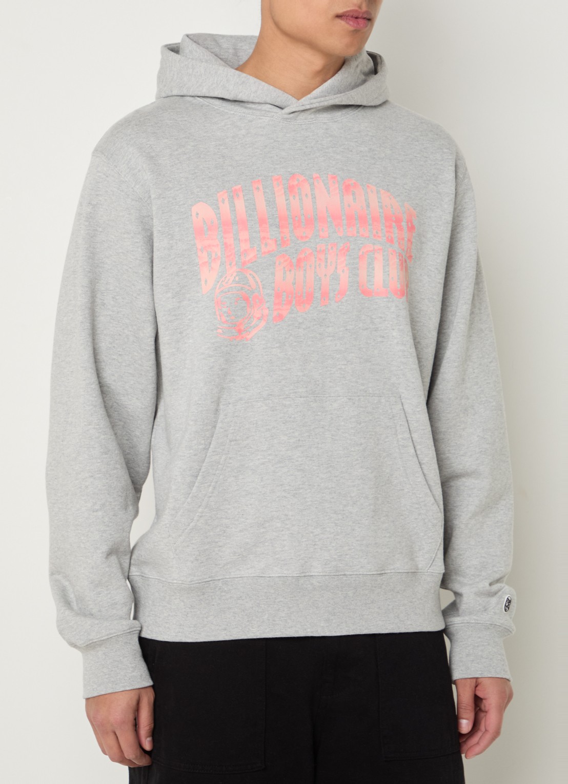 Billionaire Boys Club Mountain Fill hoodie met logoprint - detail grijs