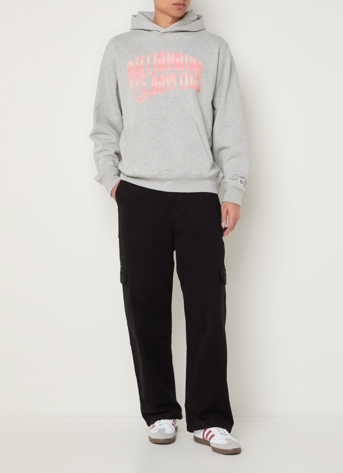 Billionaire Boys Club Mountain Fill hoodie met logoprint - voorkant 4 grijs