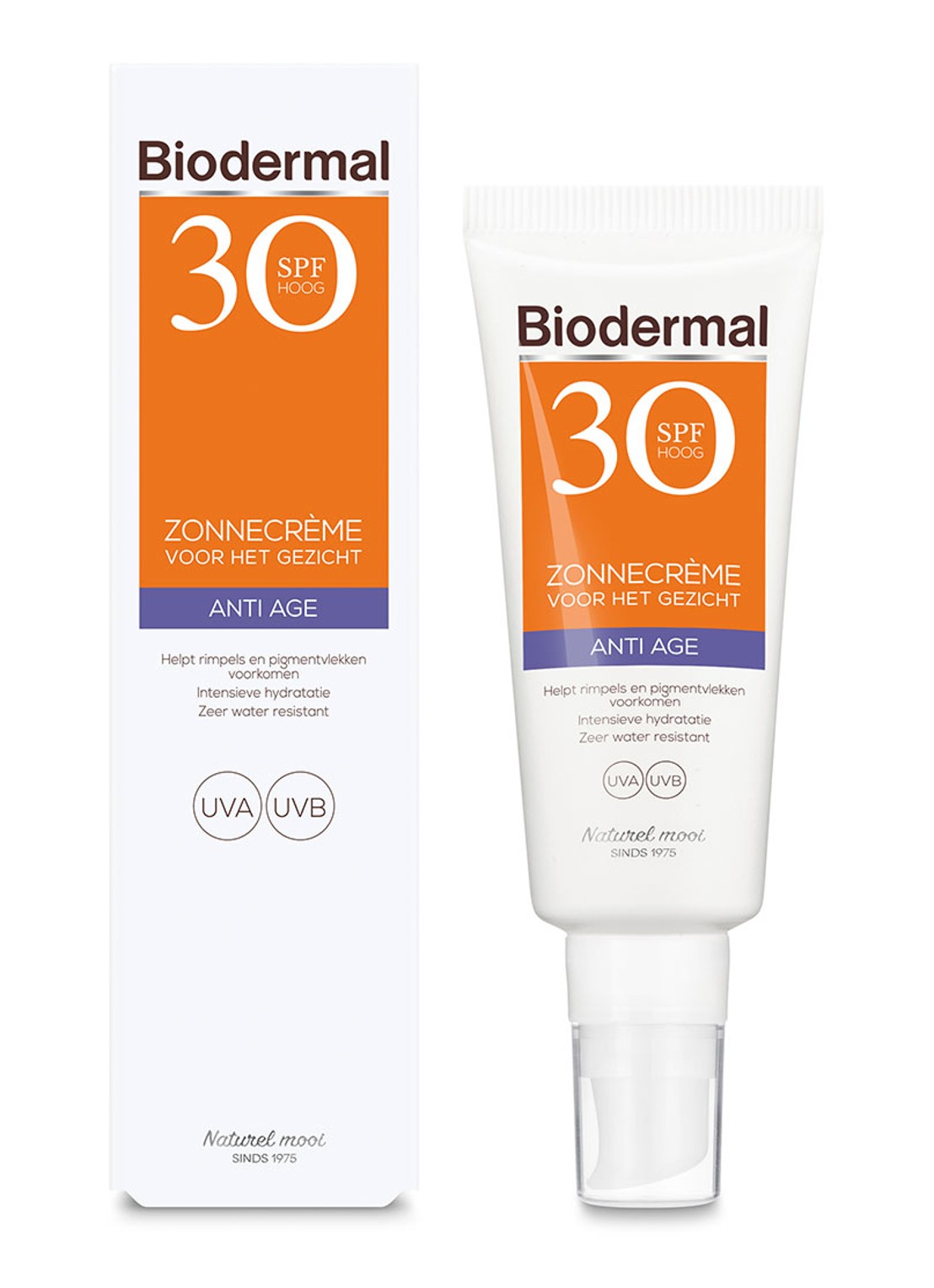 Biodermal Anti Age Zonnecrème gezicht SPF 30 - zonnebrand voor het gezicht - voorkant 2 undefined