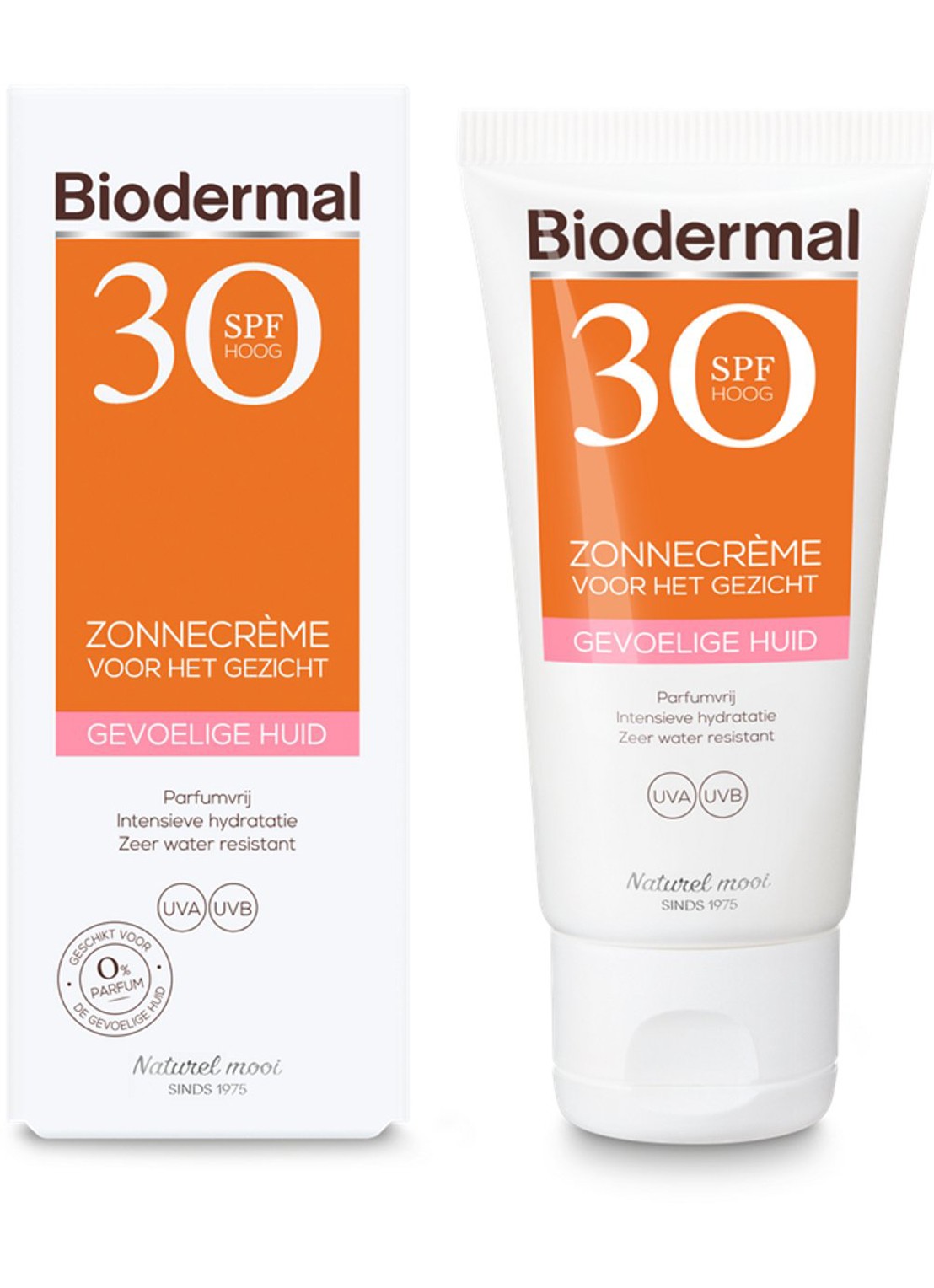 Biodermal Gevoelige Huid Zonnecrème Gezicht Water Resistant SPF 30 - zonnebrand voor het gezicht - voorkant 4 undefined