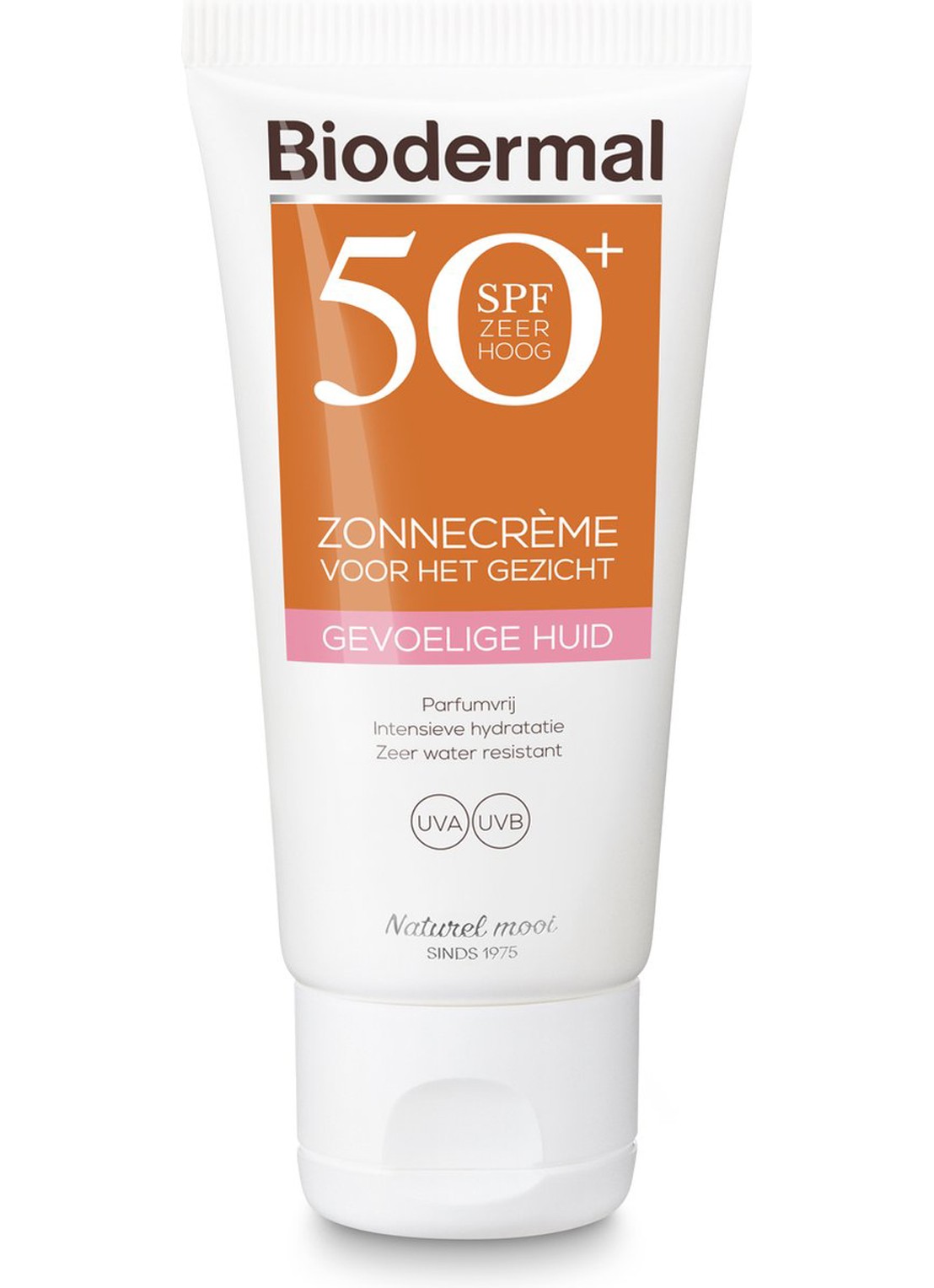 Biodermal Gevoelige Huid Zonnecrème Water Resistant gezicht SPF 50+ - zonnebrand voor het gezicht - voorkant undefined