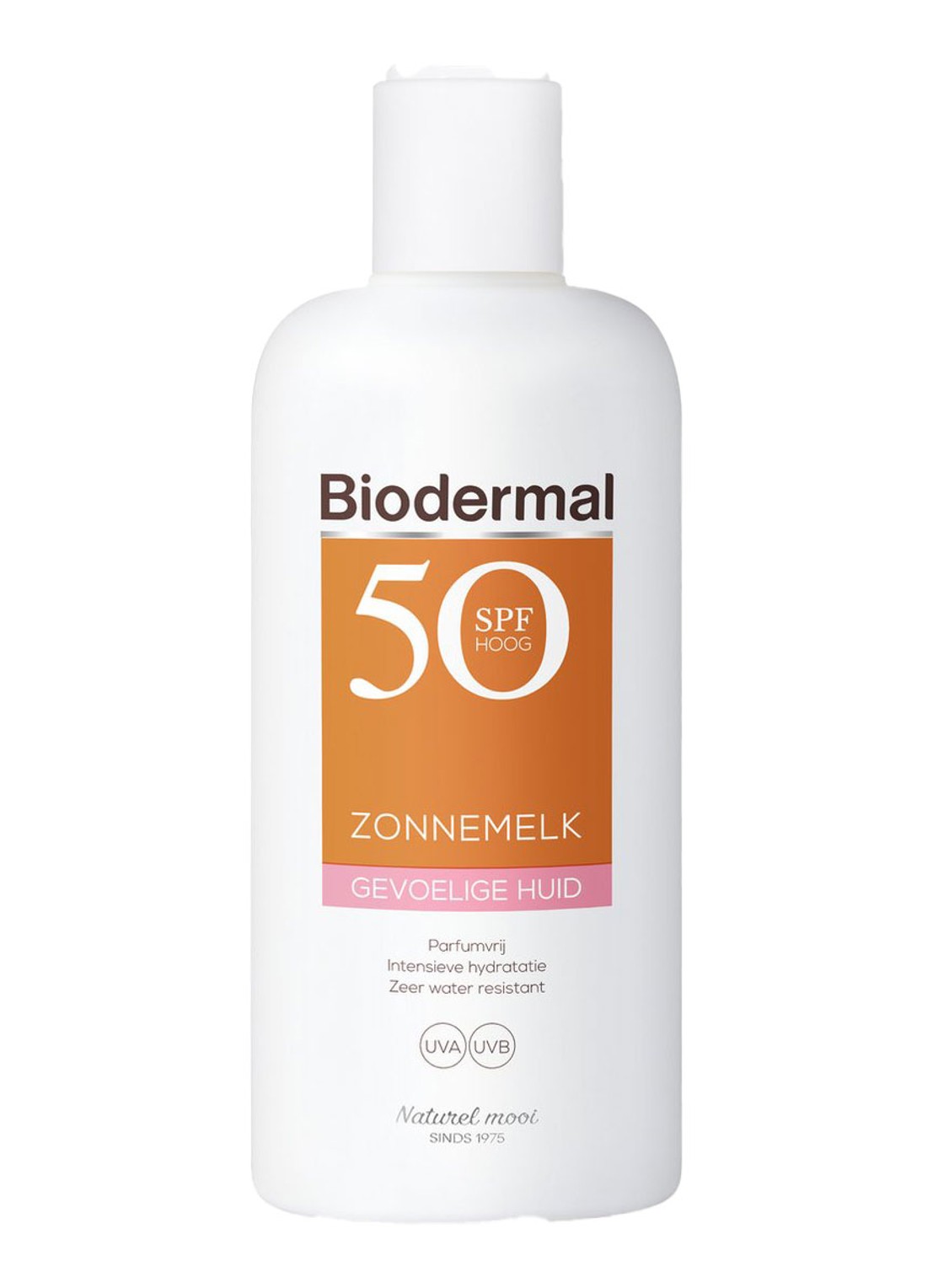Biodermal Gevoelige Huid Zonnemelk Water Resistant SPF 50 - zonnebrand - voorkant 3 undefined