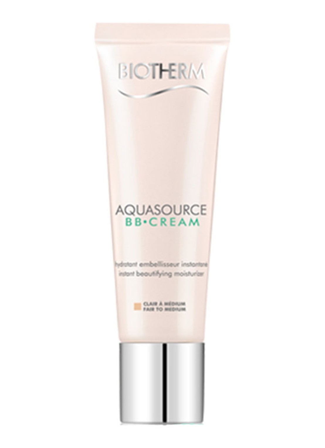 Biotherm Aquasource BB Cream SPF 15 - getinte dagcrème - voorkant beige claire
