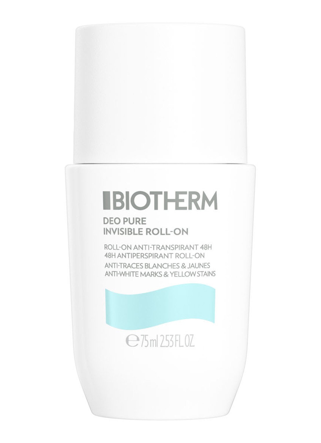 Biotherm Deo Pure Invisible Roller Deodorant - voorkant undefined