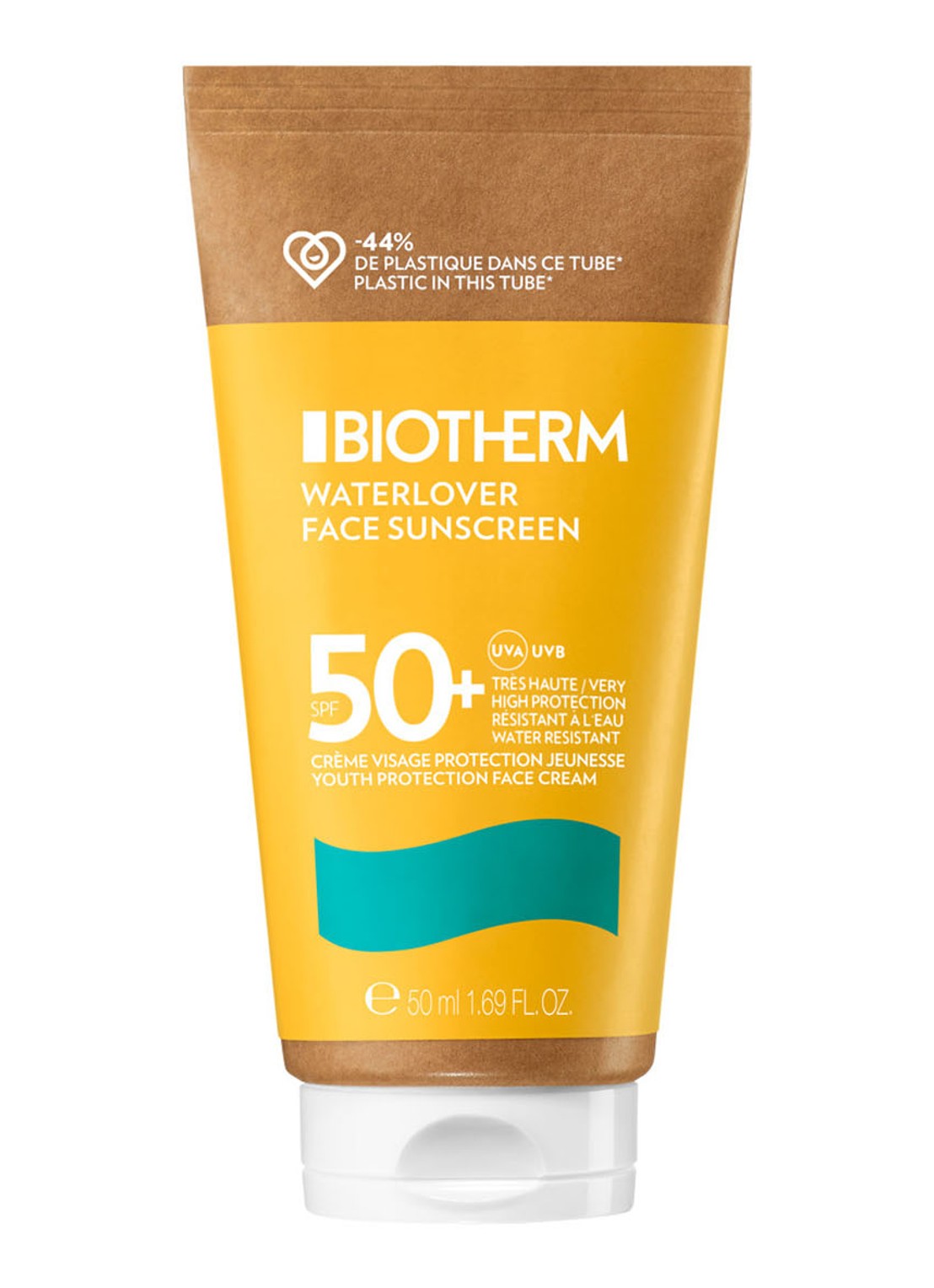 Biotherm Waterlover Face Sunscreen SPF50 - zonnebrand voor het gezicht - voorkant undefined