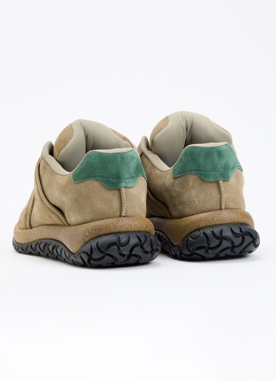 Birkenstock 1774 Goerlitz sneaker van suède - achterkant taupe
